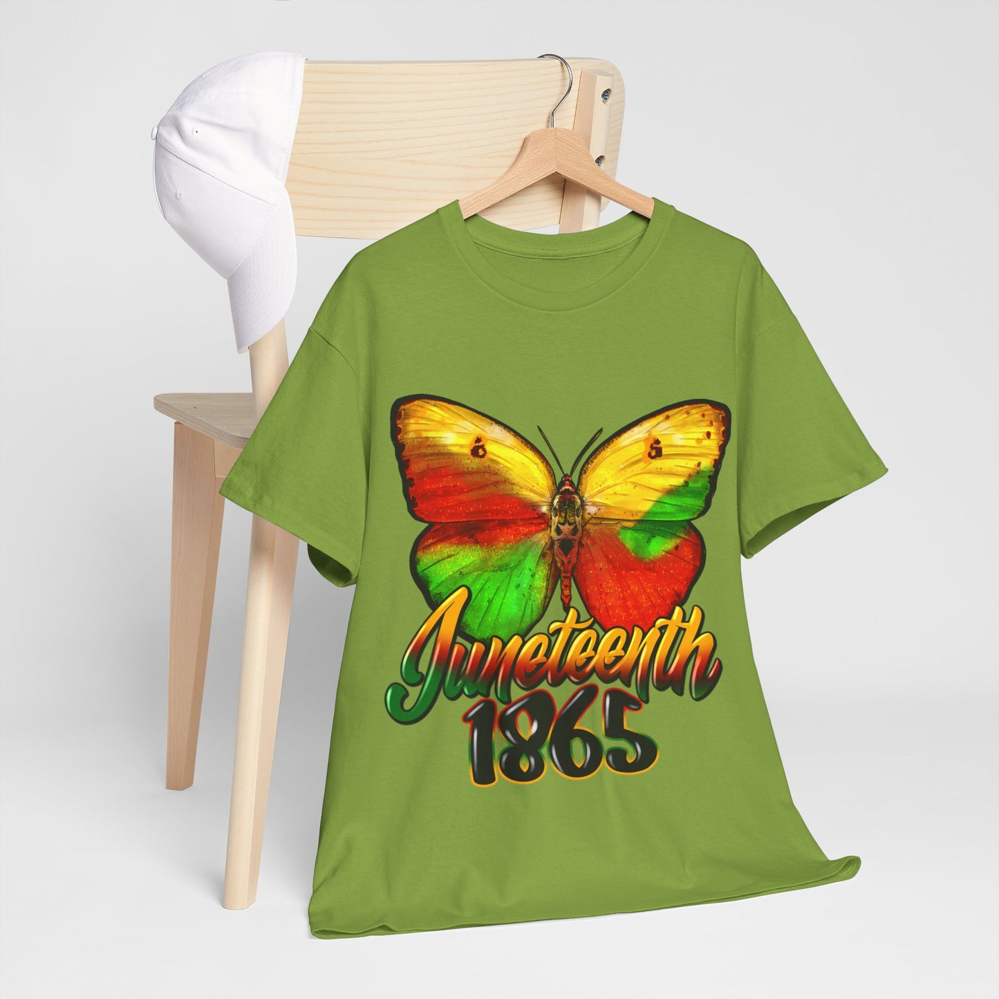 Juneteenth Butterfly Unisex Heavy Cotton Tee