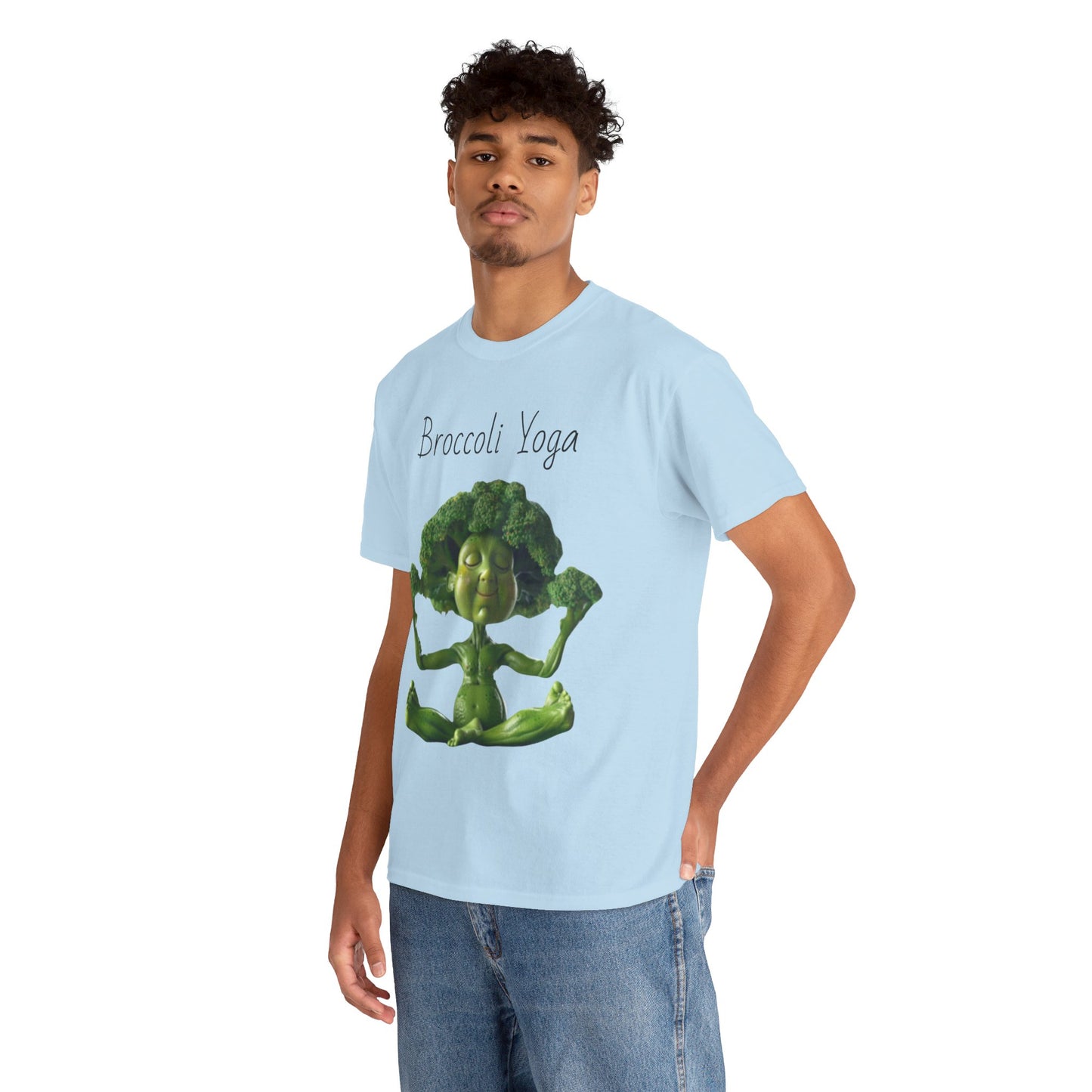 Broccoli Yoga Unisex Heavy Cotton Tee