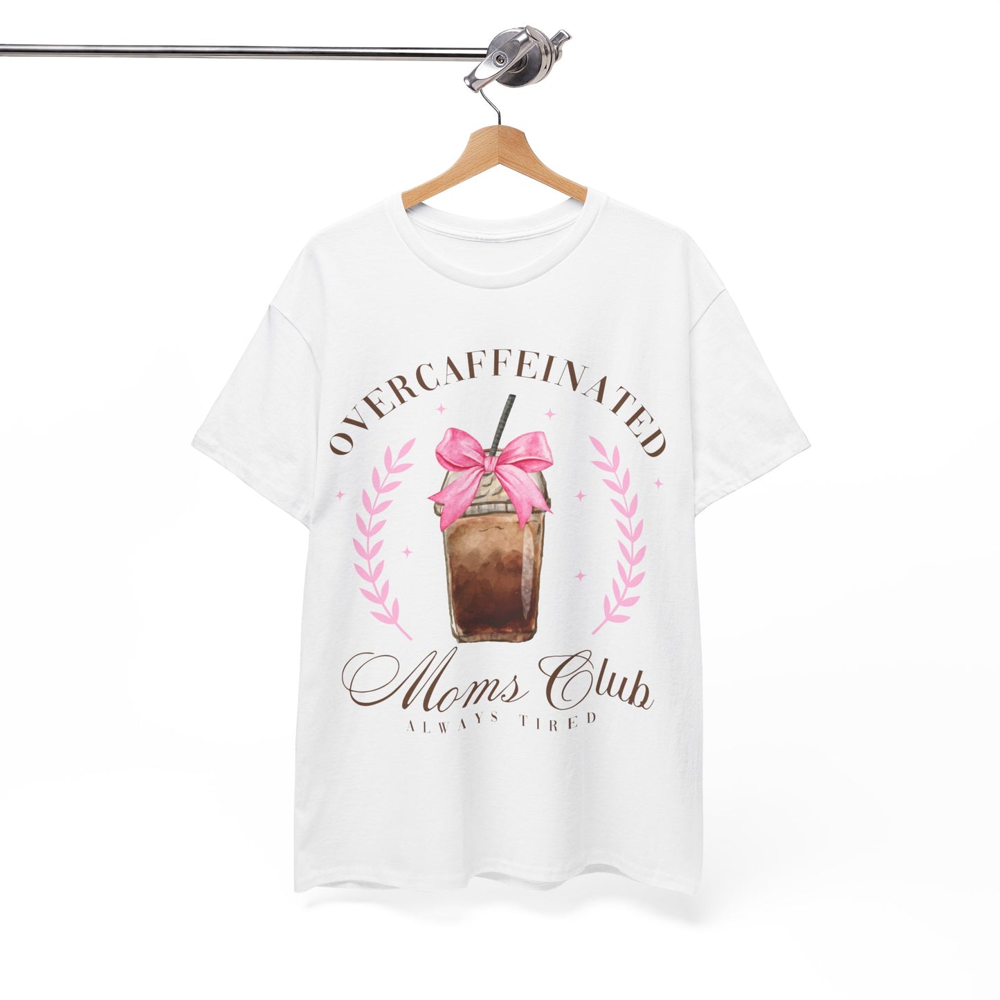 Over-caffeinated Mom Unisex Heavy Cotton Tee