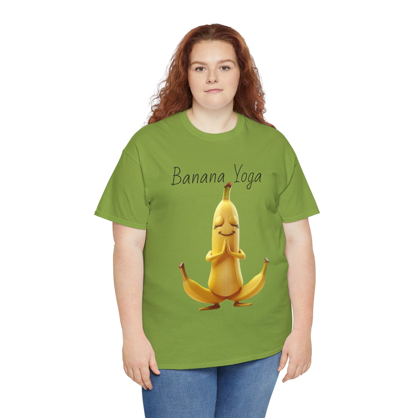 Banana Yoga Unisex Heavy Cotton Tee