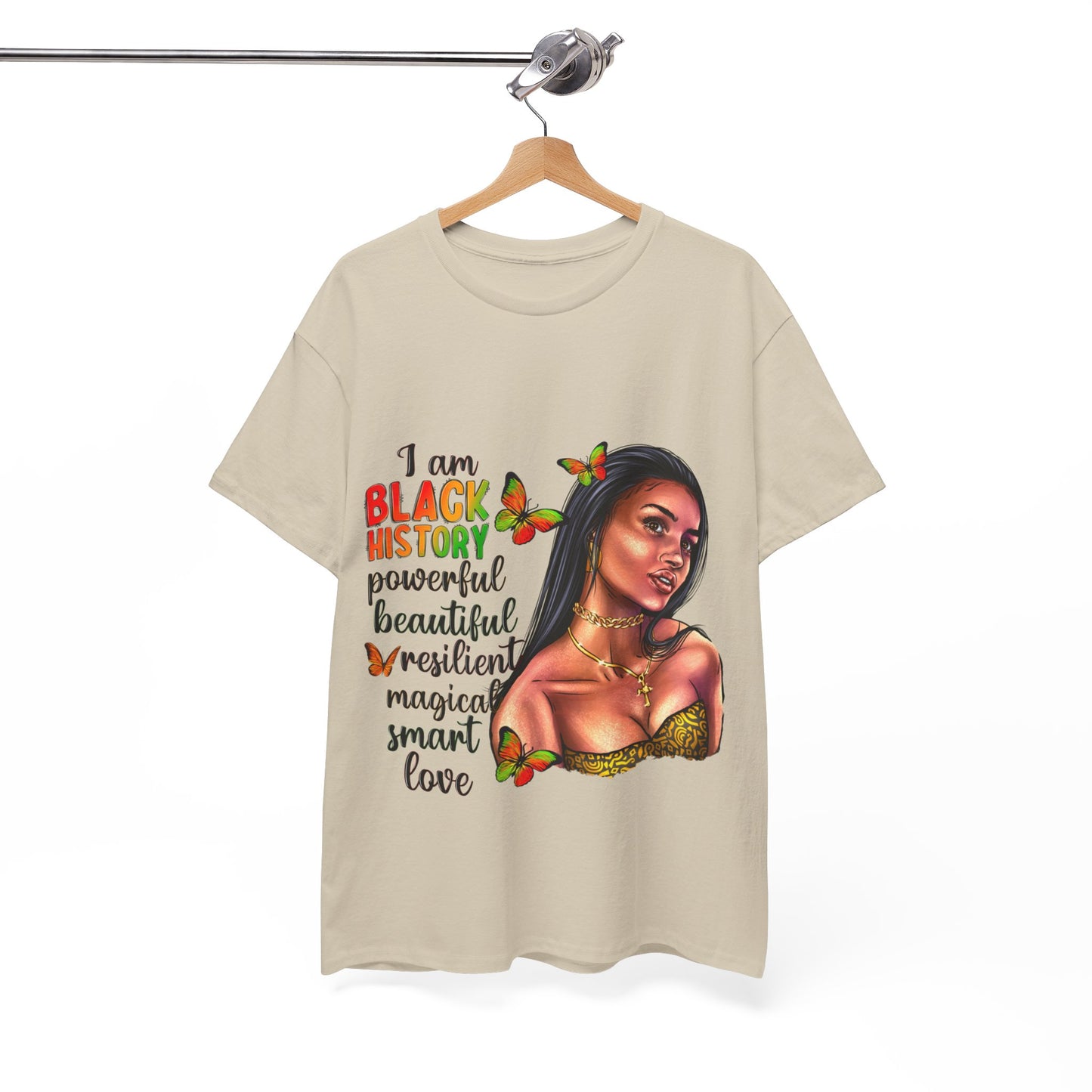 I Am Black History Unisex Heavy Cotton Tee