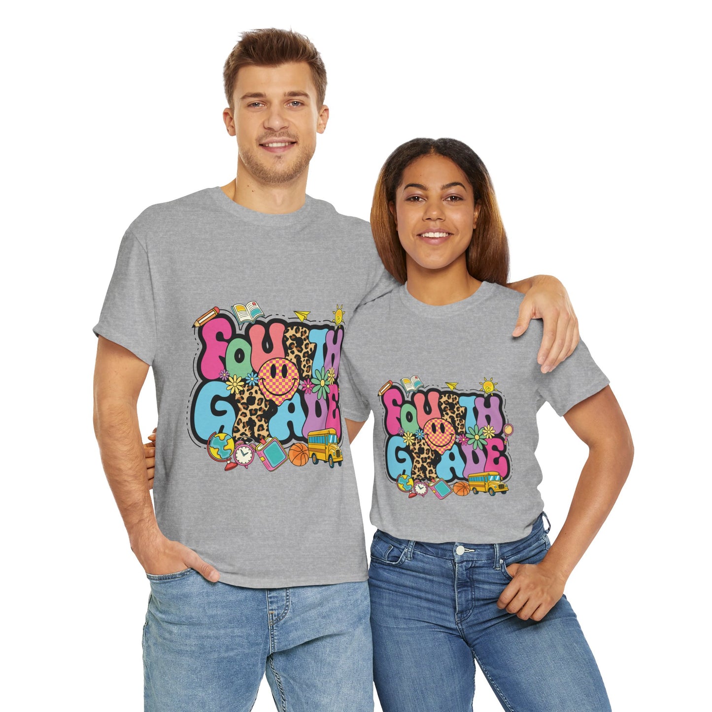 Fourth Grade Unisex Heavy Cotton Tee