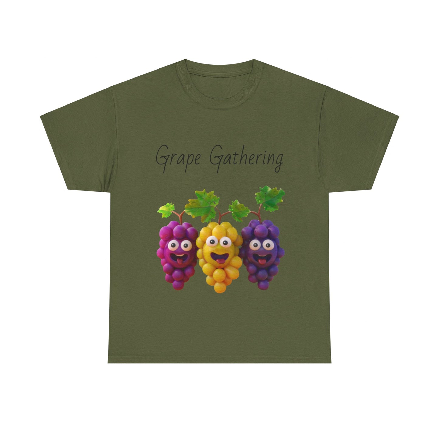 Grape Gathering Unisex Heavy Cotton Tee