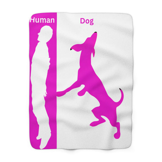 Edge of Bed: Dog's Domain Sherpa Fleece Blanket