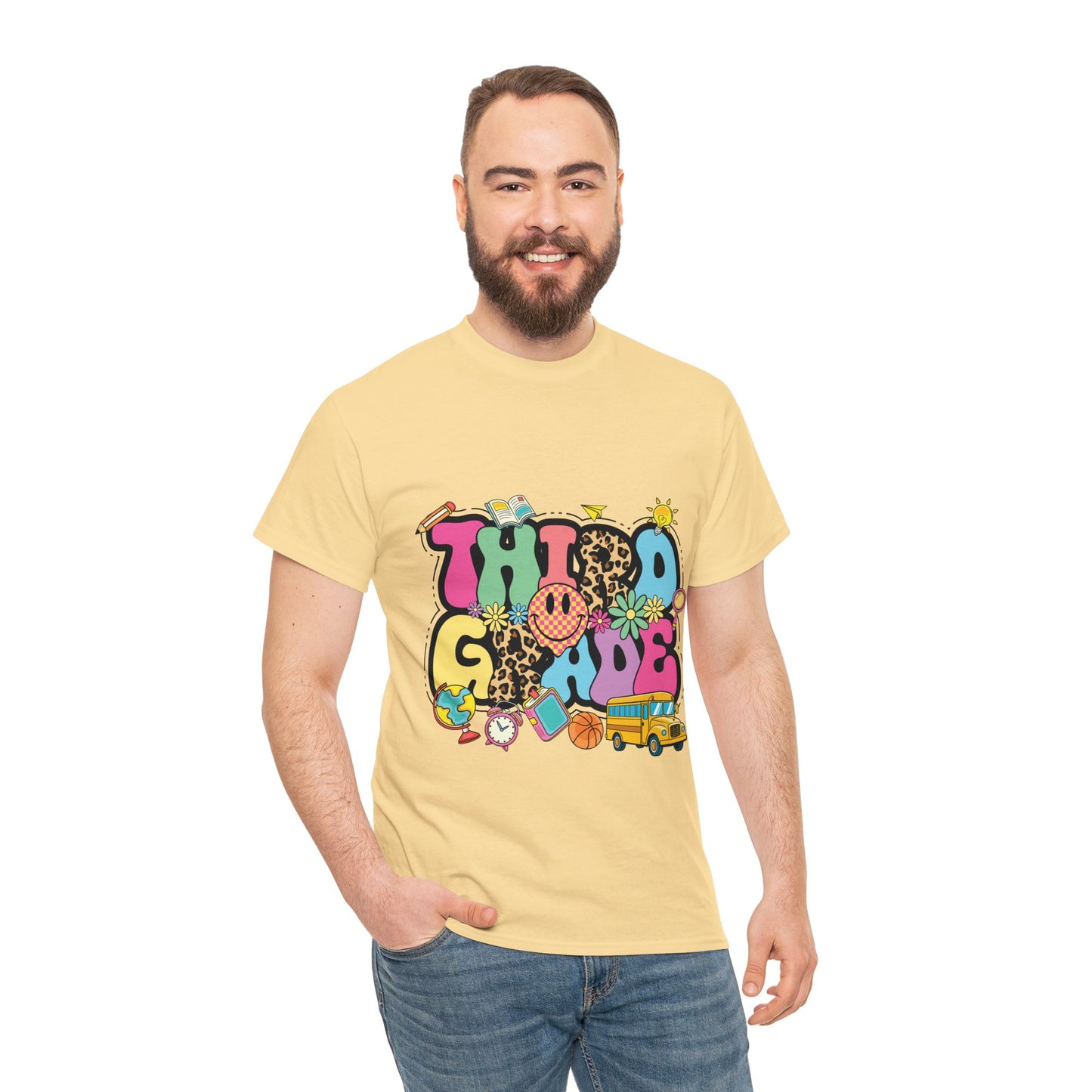 Third Grade Unisex Heavy Cotton Tee