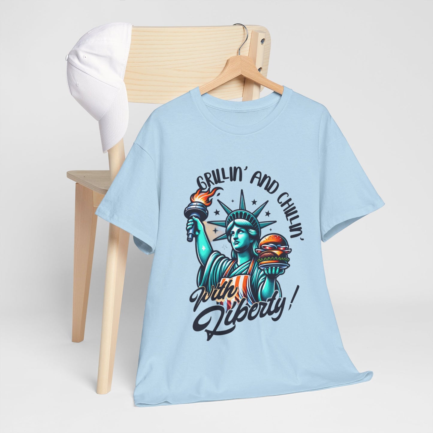 Grillin' Unisex Heavy Cotton Tee