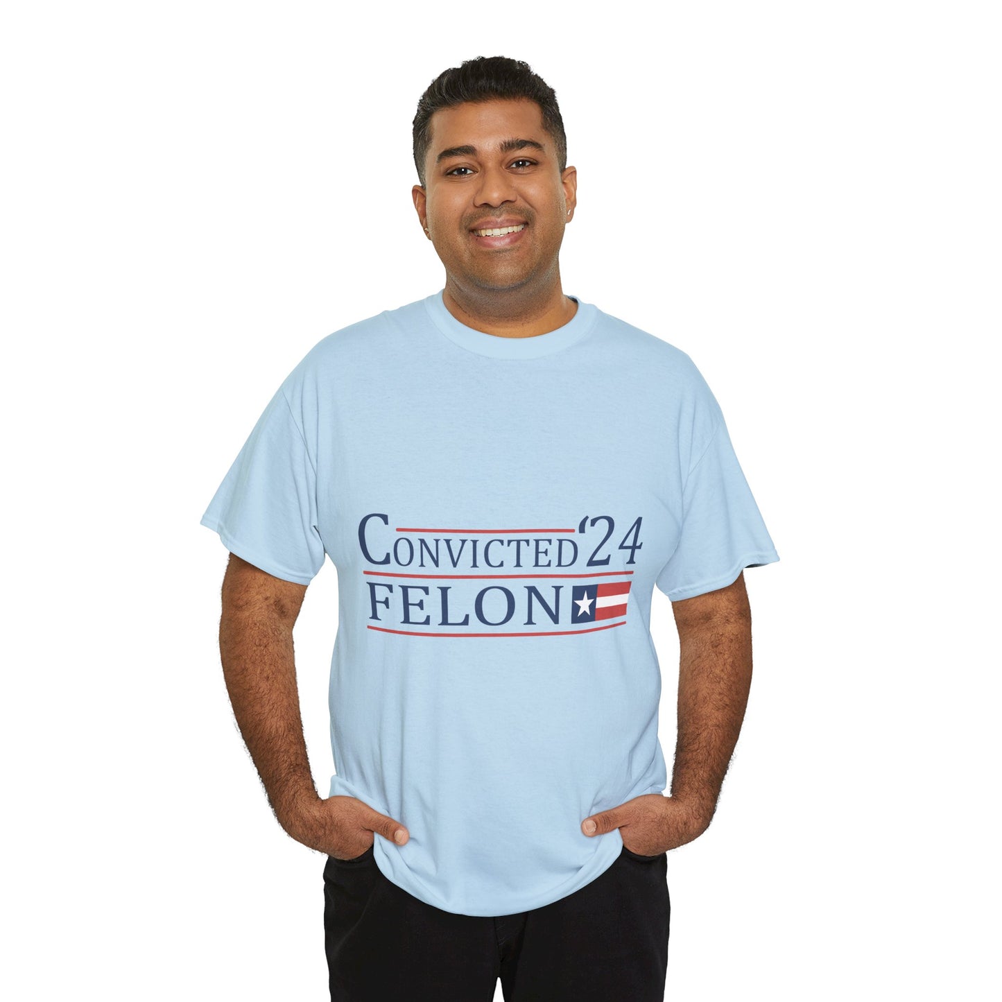 Convicted Felon Unisex Heavy Cotton Tee