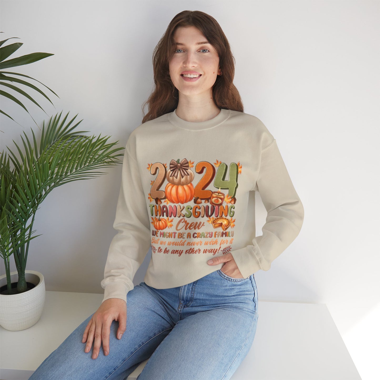 Thanksgiving Crew 2024 Unisex Heavy Blend™ Crewneck Sweatshirt