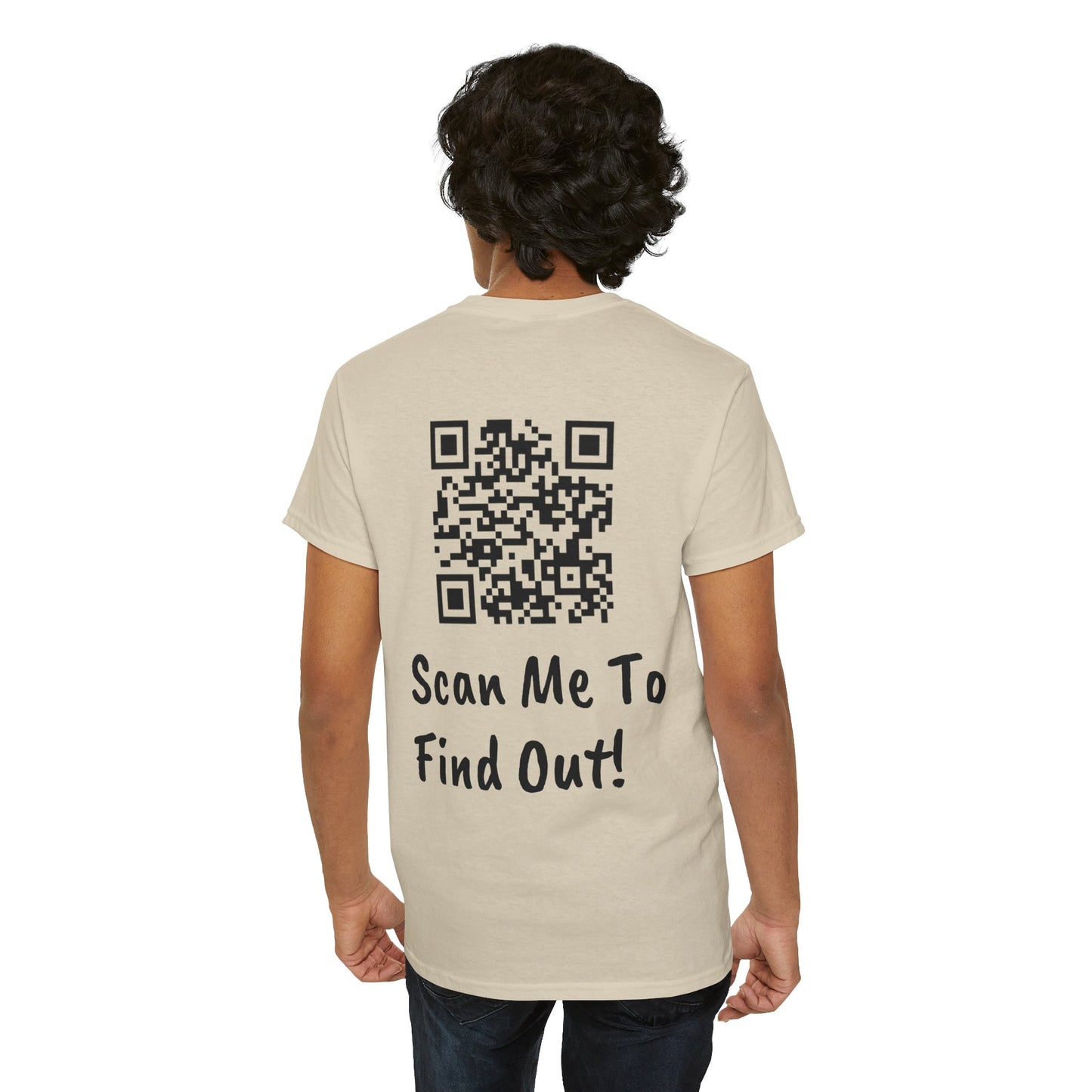 QR Code Unisex Heavy Cotton Tee