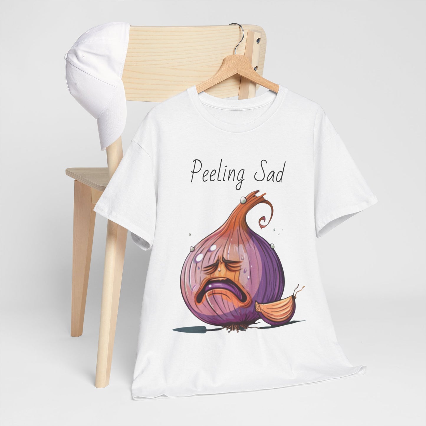 Peeling Sad Unisex Heavy Cotton Tee