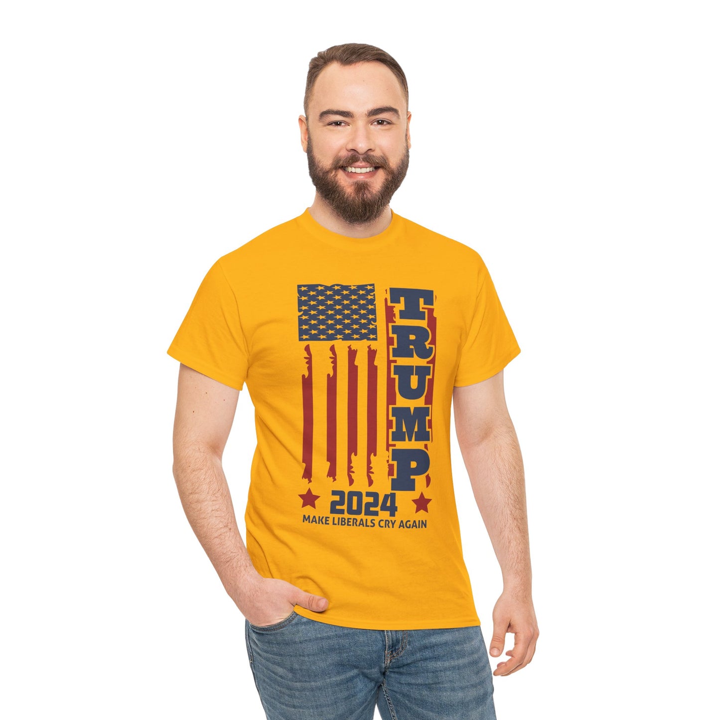 Trump 2024 A Unisex Heavy Cotton Tee