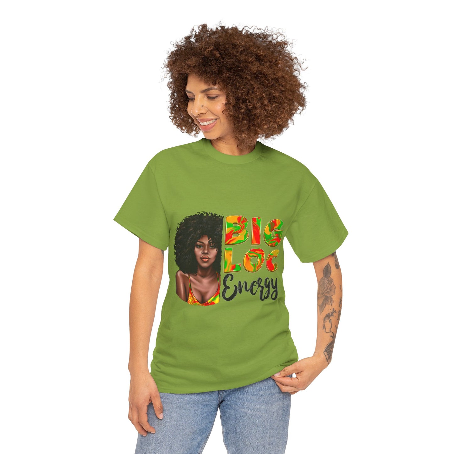 Big Loc Energy Unisex Heavy Cotton Tee