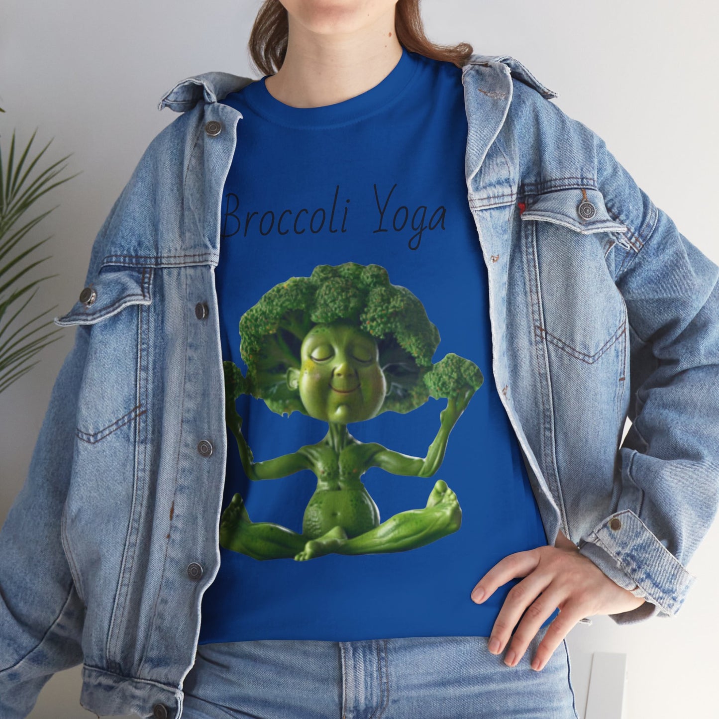 Broccoli Yoga Unisex Heavy Cotton Tee