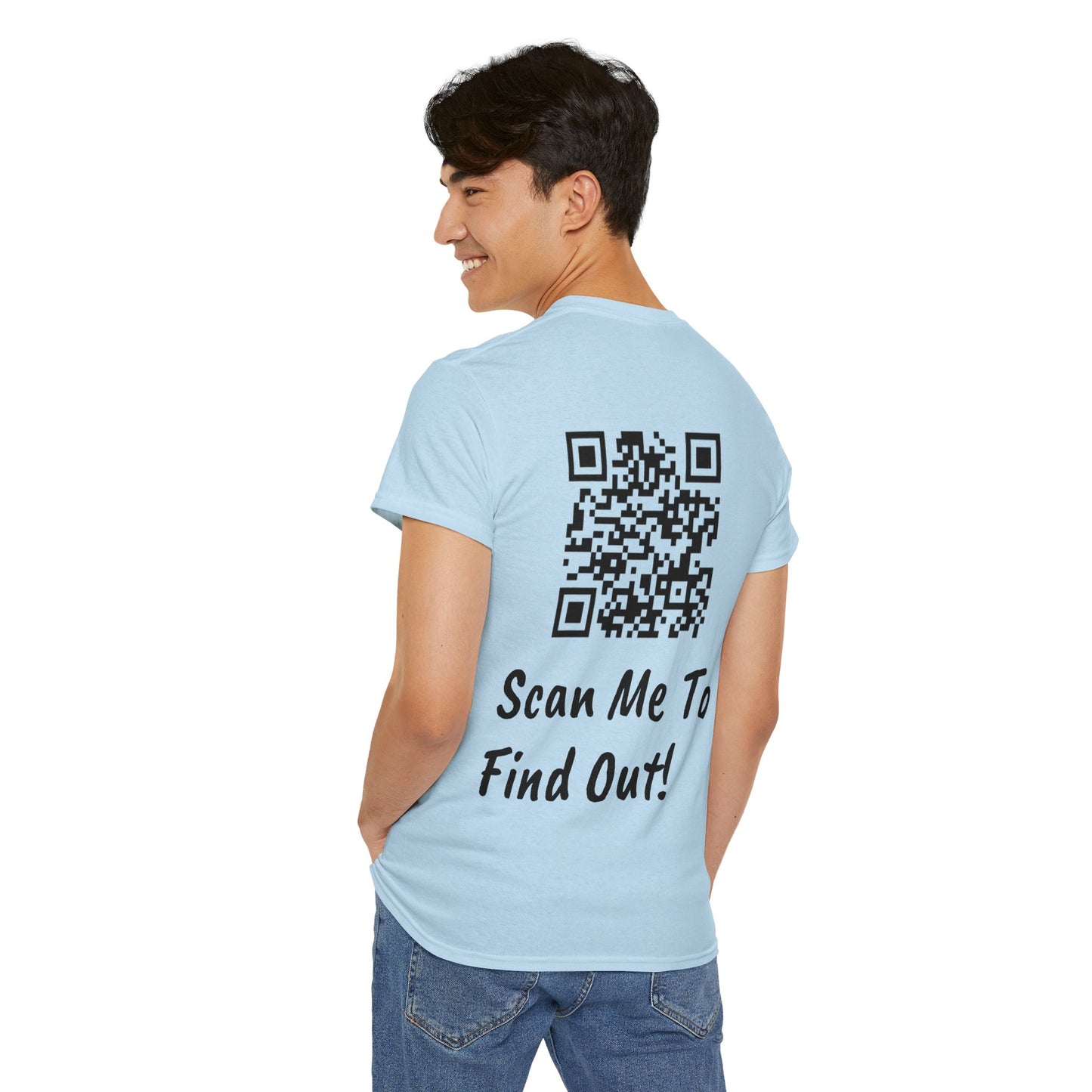 QR Code Unisex Heavy Cotton Tee