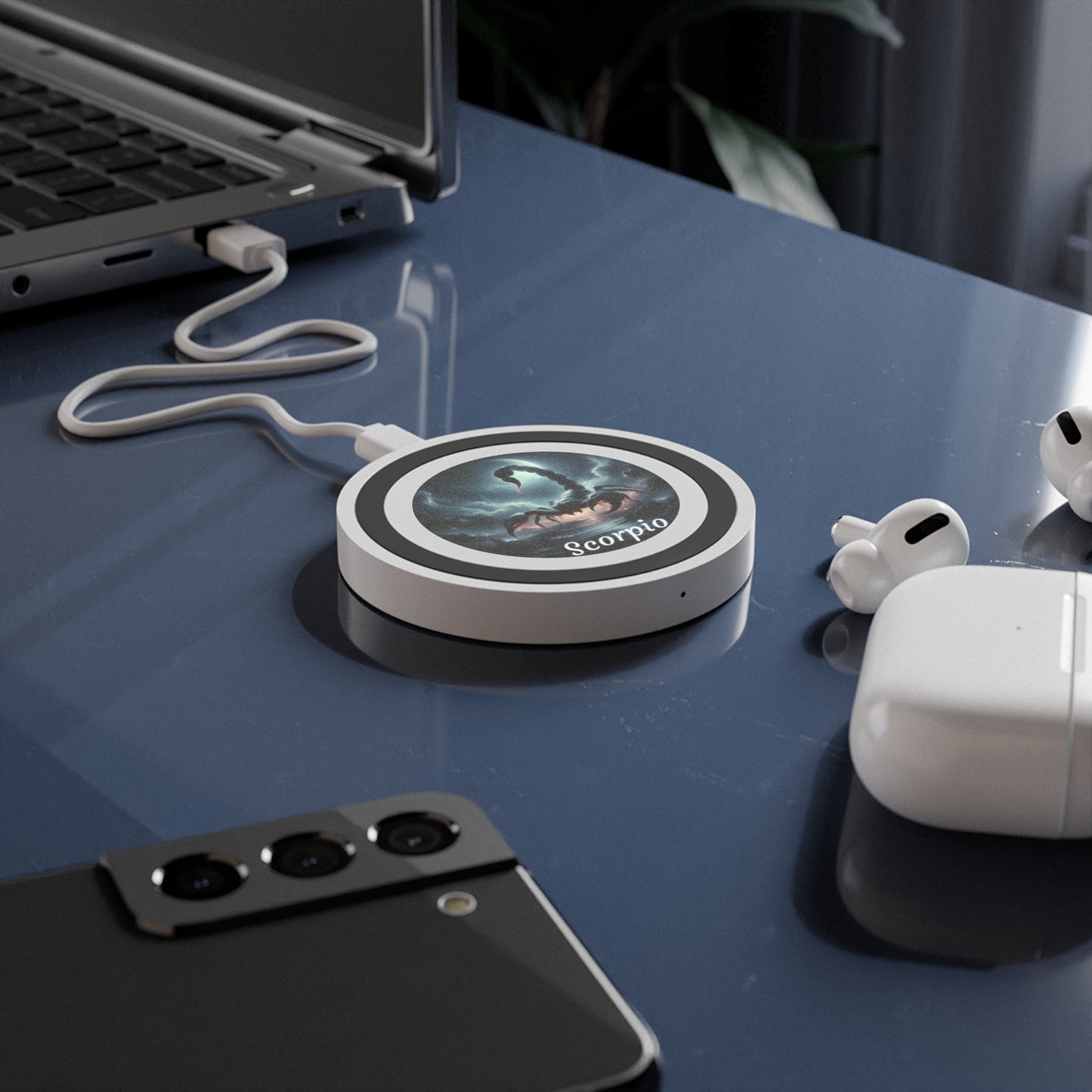 Scorpio Zodiac Sign Quake Wireless Charging Pad