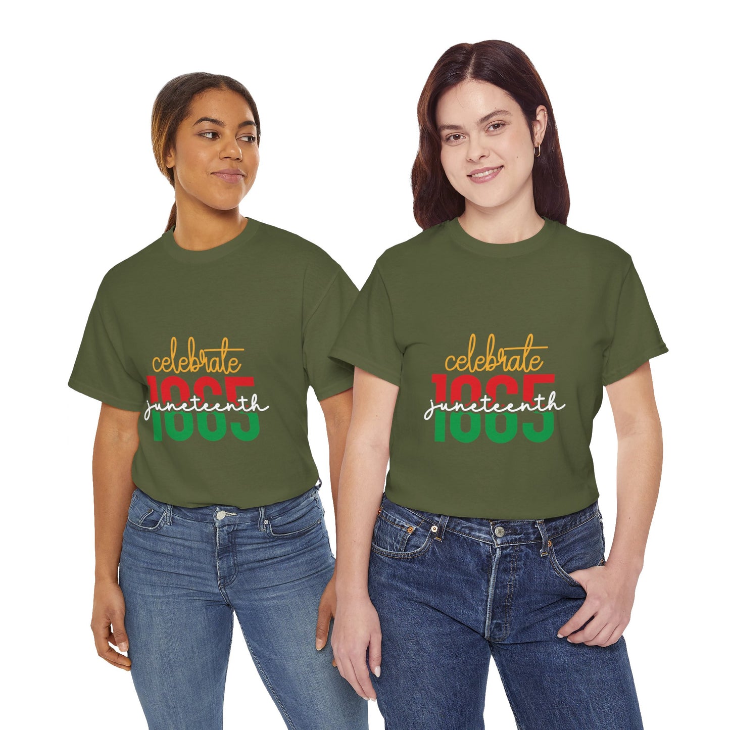 Celebrate Juneteenth Unisex Heavy Cotton Tee