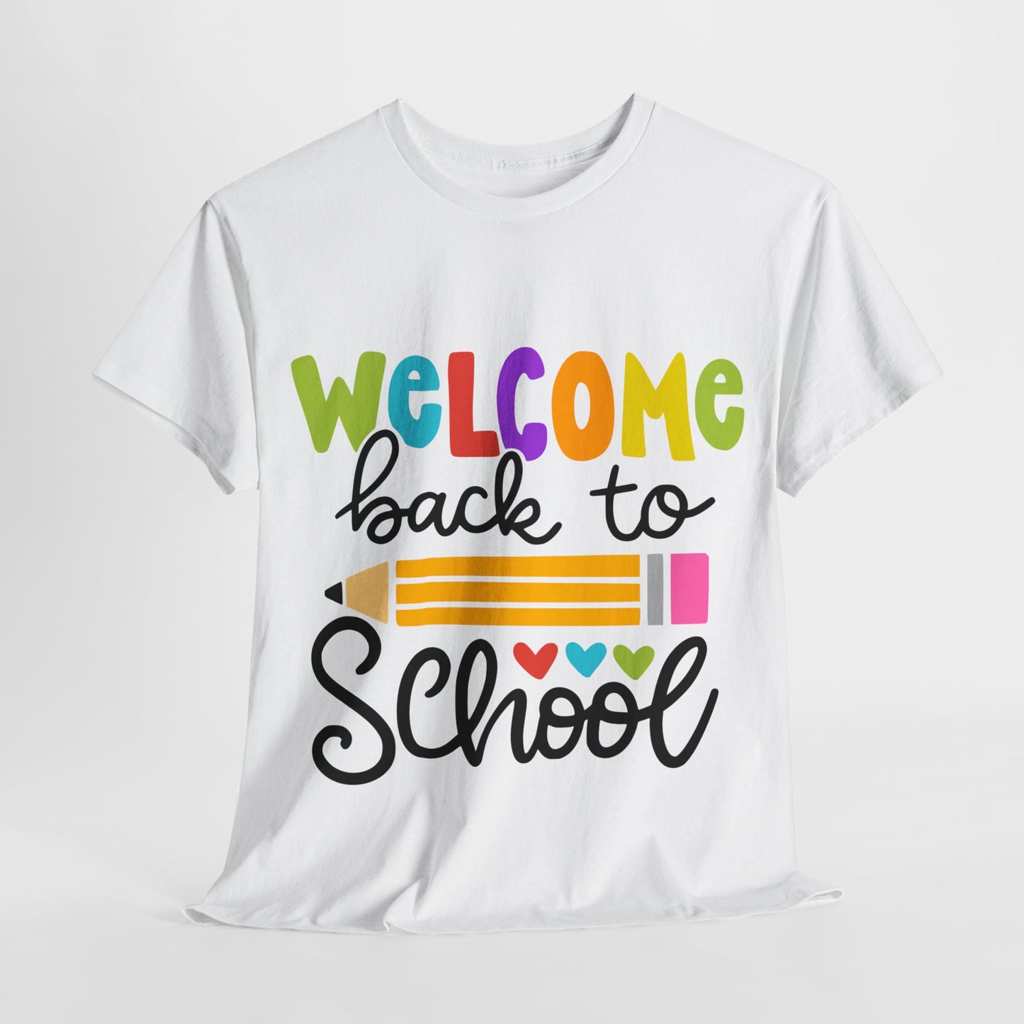 Welcome Back To School Unisex Heavy Cotton Tee