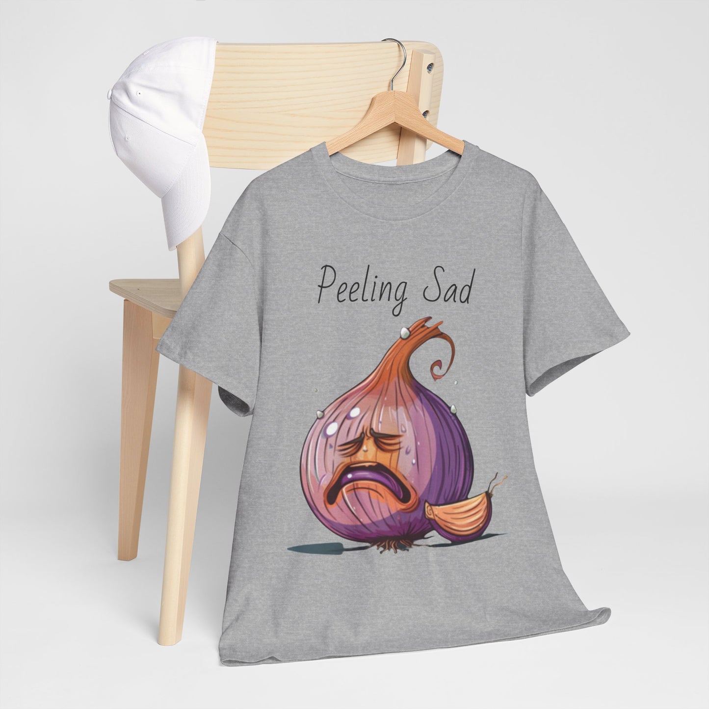 Peeling Sad Unisex Heavy Cotton Tee