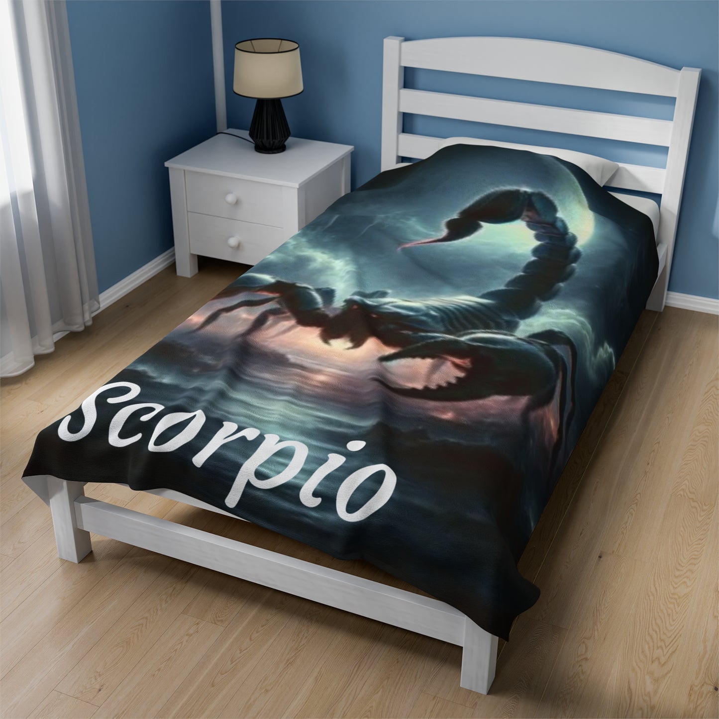 Scorpio Zodiac Sign Velveteen Plush Blanket