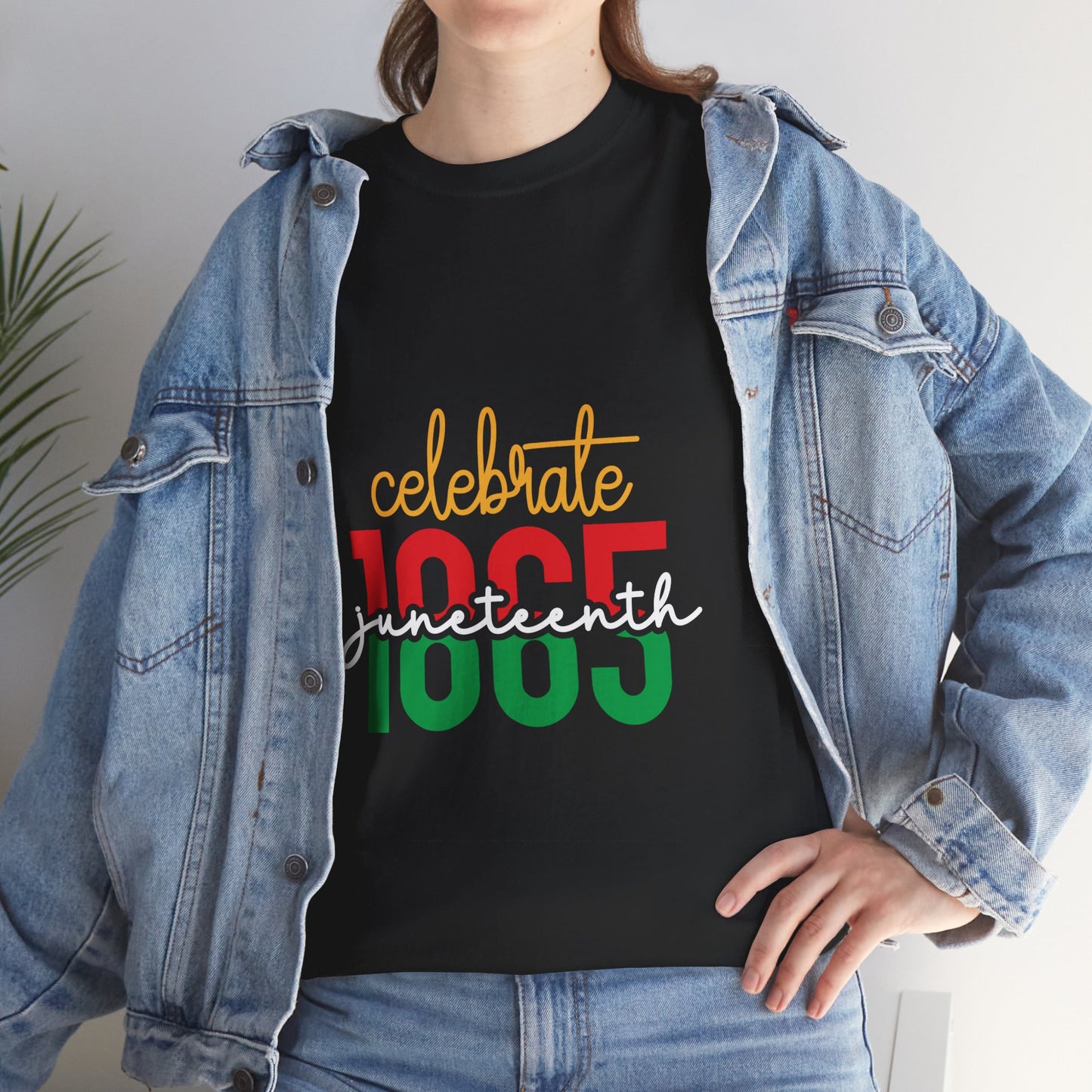 Celebrate Juneteenth Unisex Heavy Cotton Tee