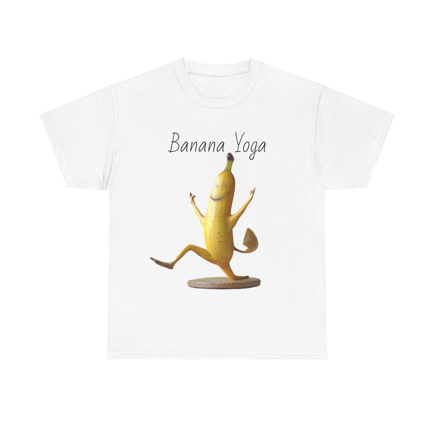 Banana Yoga2 Unisex Heavy Cotton Tee