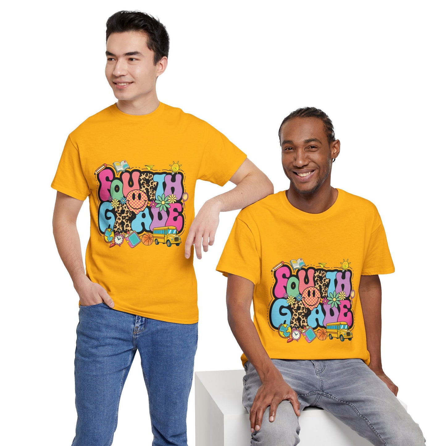 Fourth Grade Unisex Heavy Cotton Tee