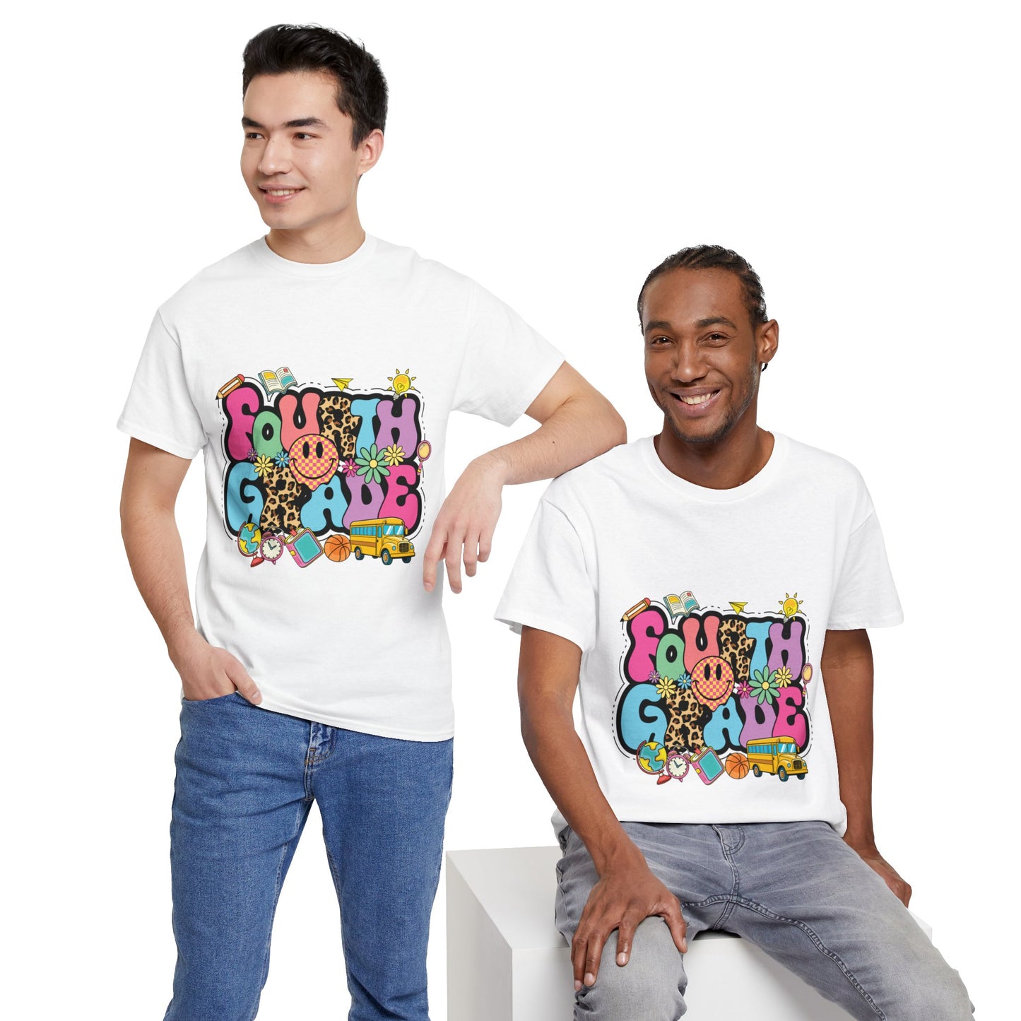 Fourth Grade Unisex Heavy Cotton Tee