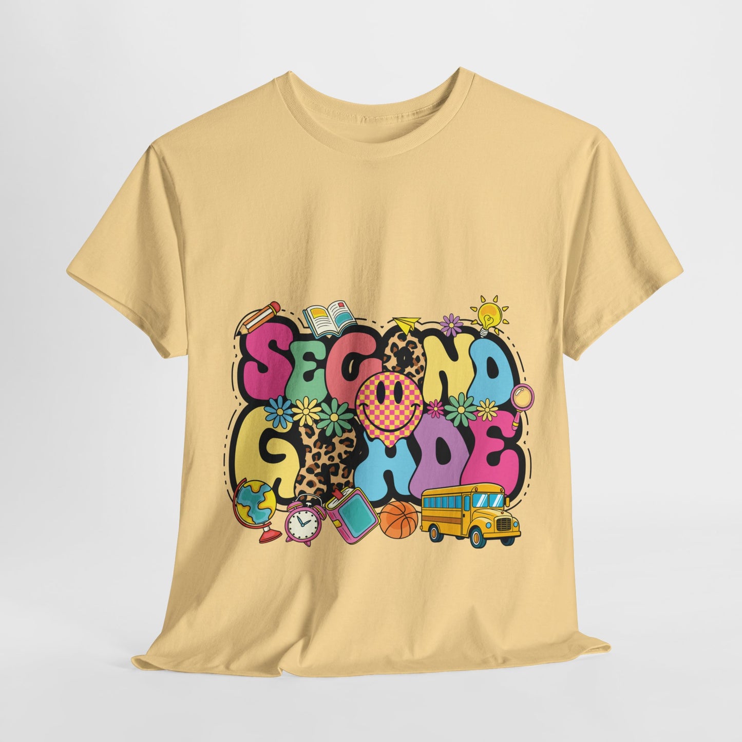 Second Grade Unisex Heavy Cotton Tee