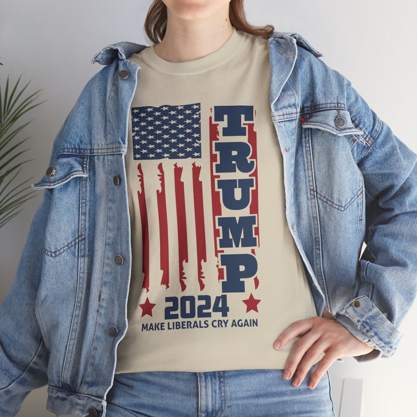 Trump 2024 A Unisex Heavy Cotton Tee