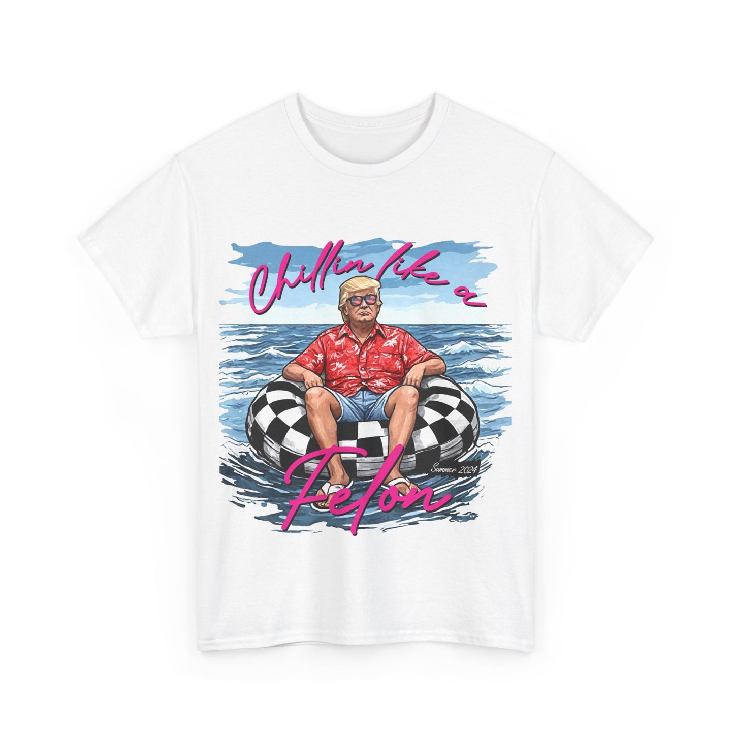 Trump Chillin' Unisex Heavy Cotton Tee