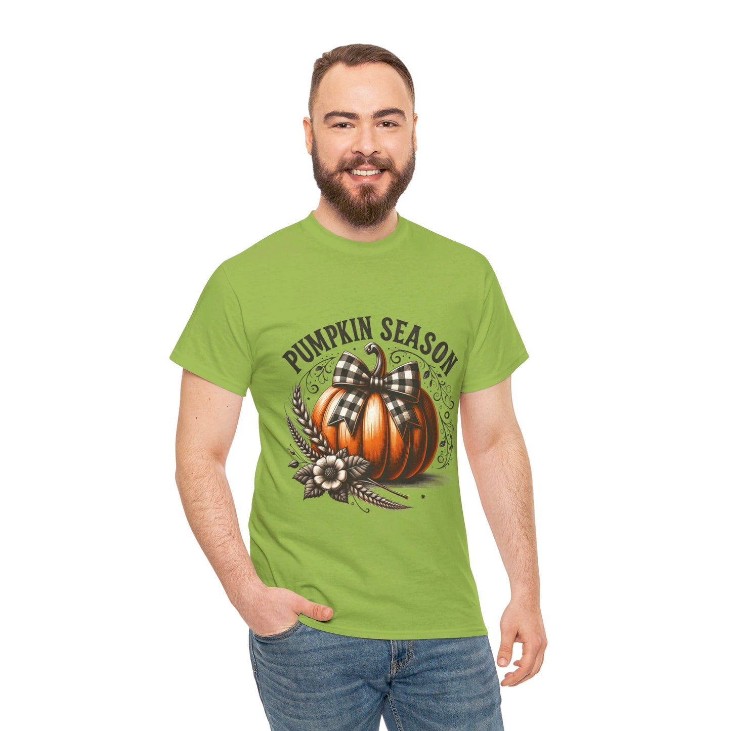 Pumpkin Season Unisex Heavy Cotton Tee