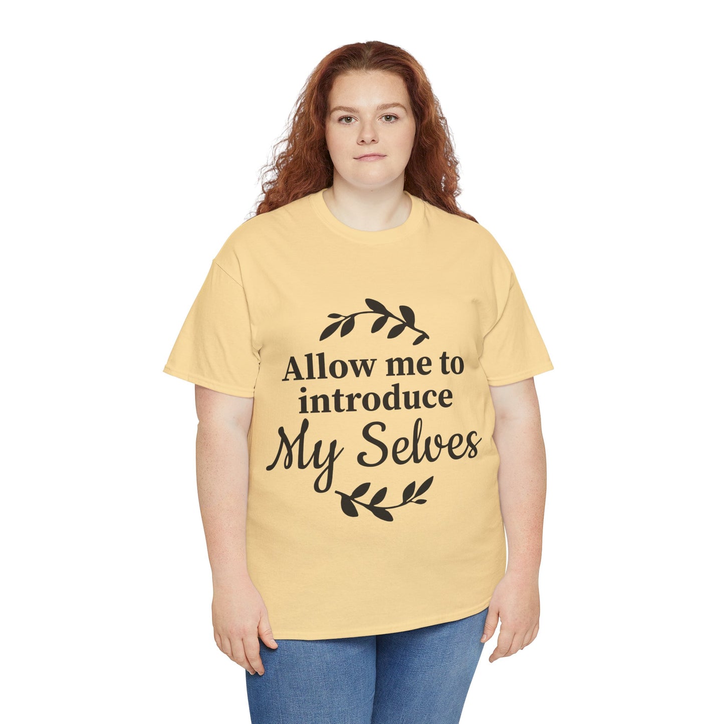 Allow Me To Introduce My Selves Unisex Heavy Cotton Tee