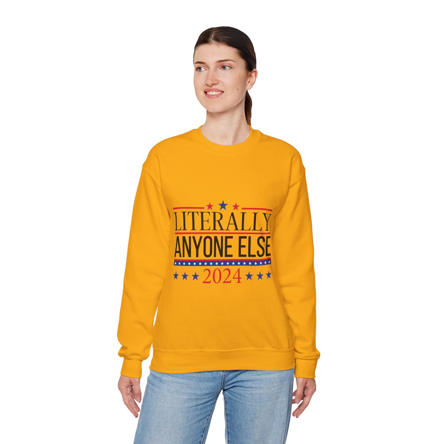 Literally Anyone Else 2024 Unisex Heavy Blend™ Crewneck Sweatshirt