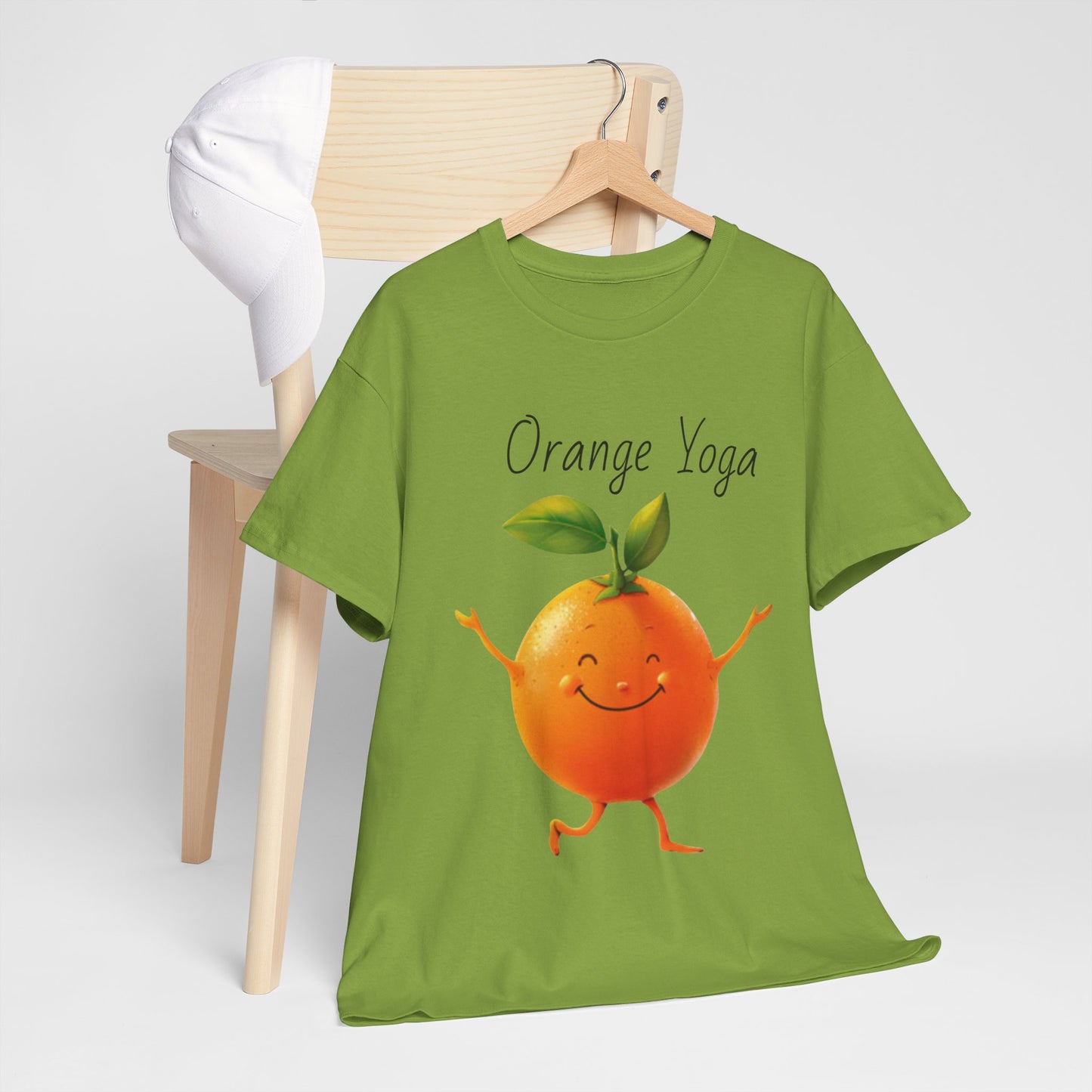 Orange Yoga Unisex Heavy Cotton Tee