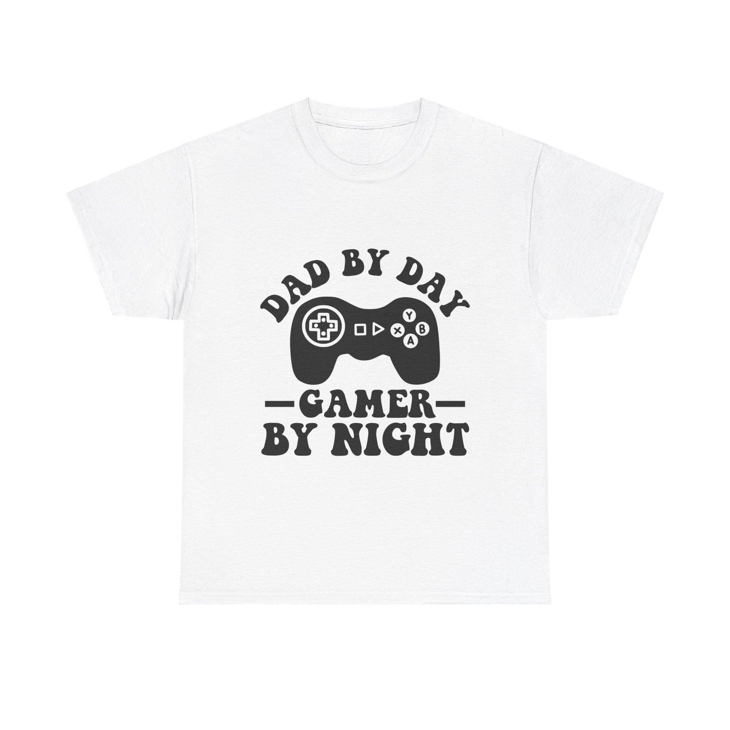 Gamer By Night Unisex Heavy Cotton Tee