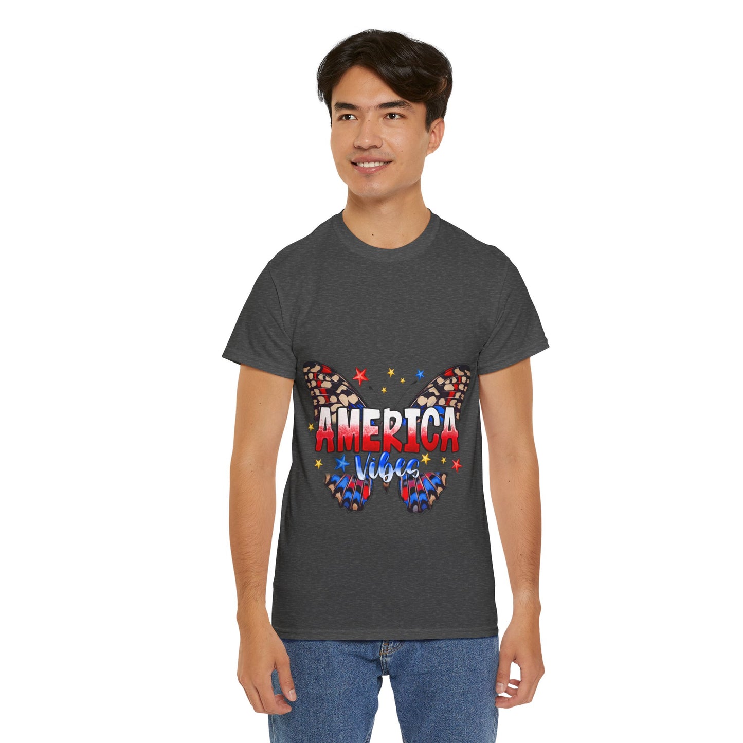 America Vibes Unisex Heavy Cotton Tee