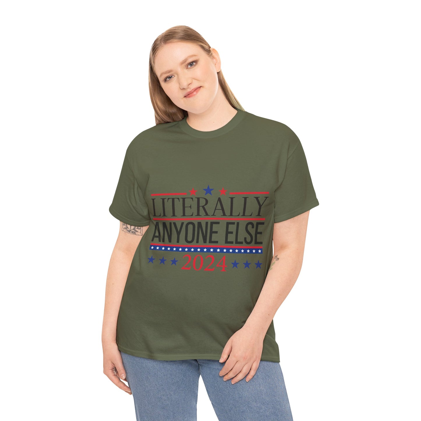 Anyone Else 2024 Unisex Heavy Cotton Tee