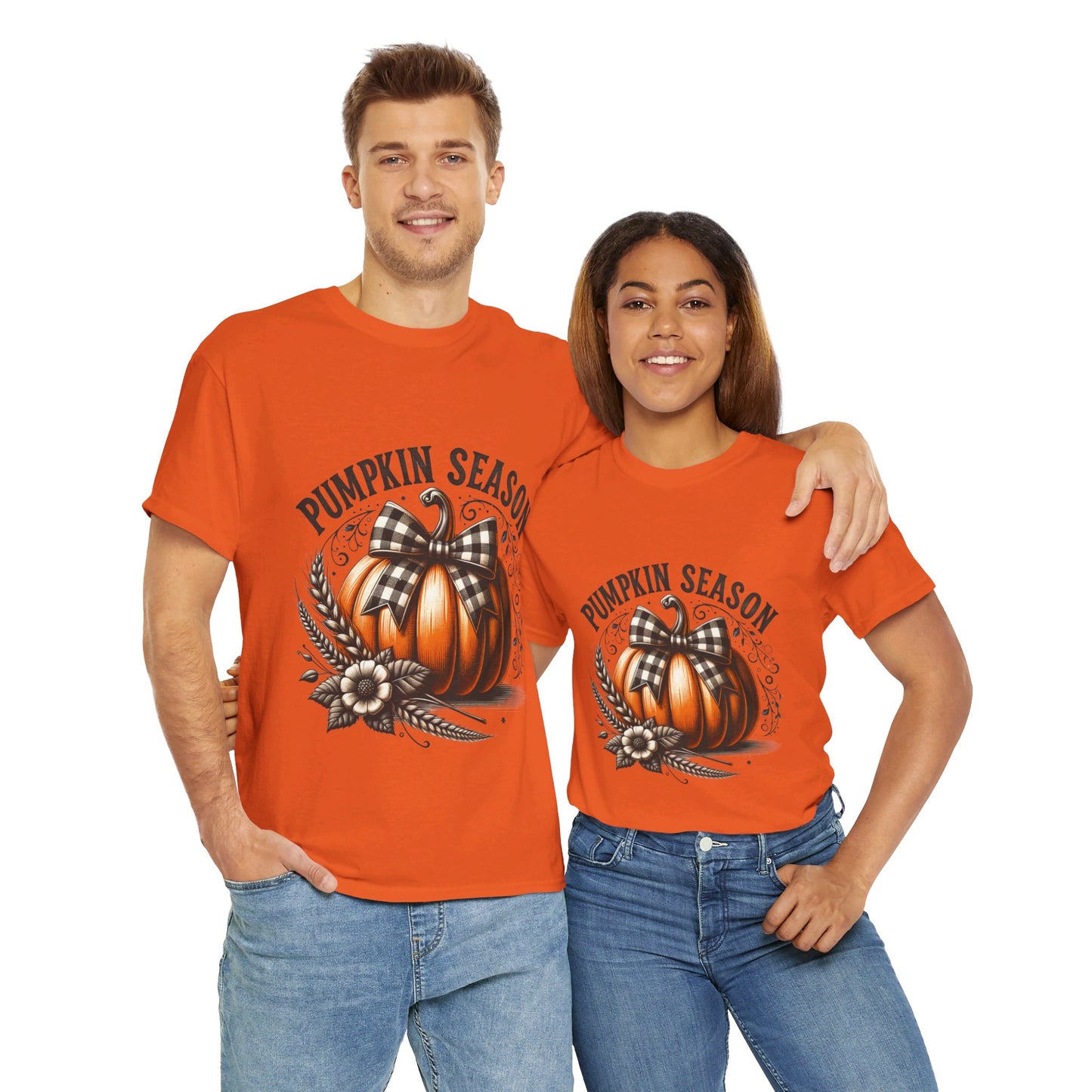 Pumpkin Season Unisex Heavy Cotton Tee