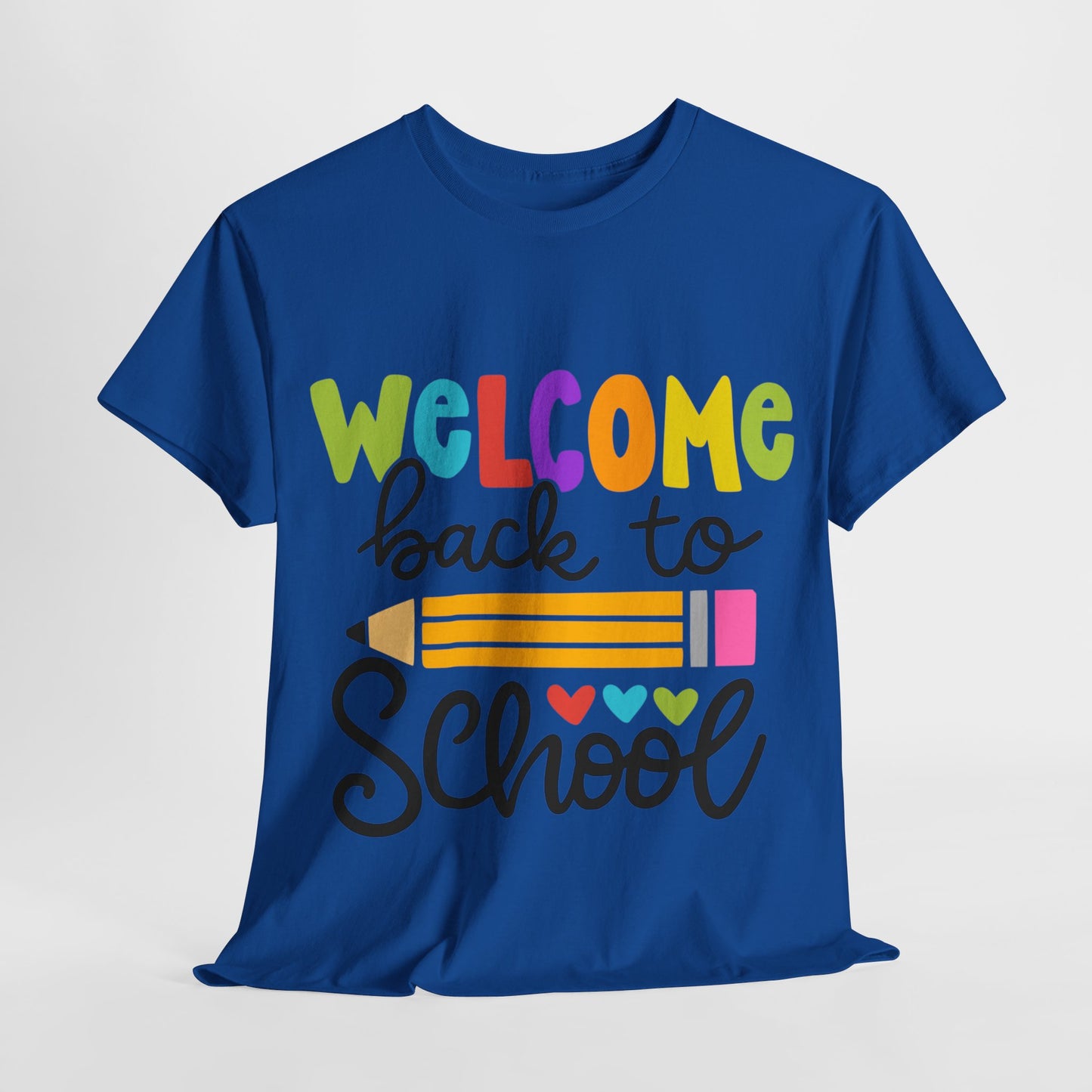 Welcome Back To School Unisex Heavy Cotton Tee