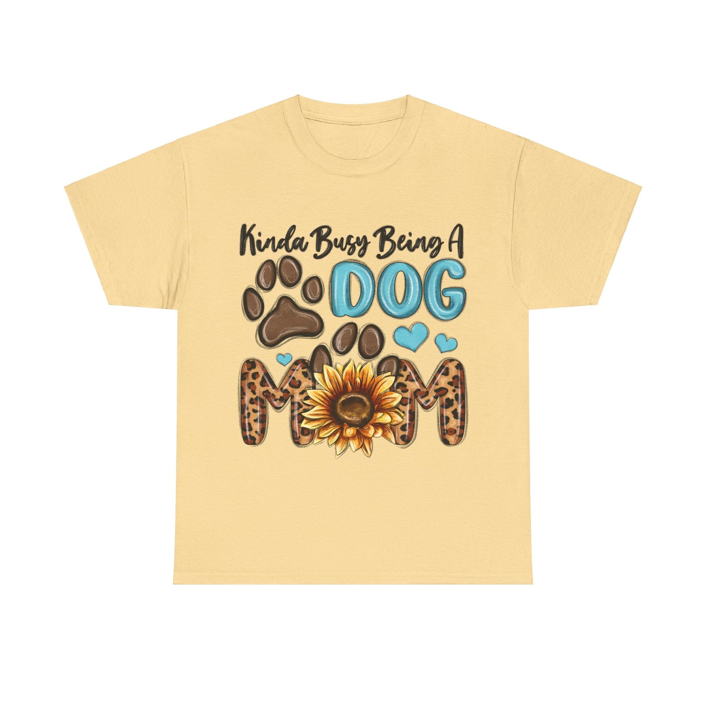 Busy Being A Dog Mom Unisex Heavy Cotton Tee