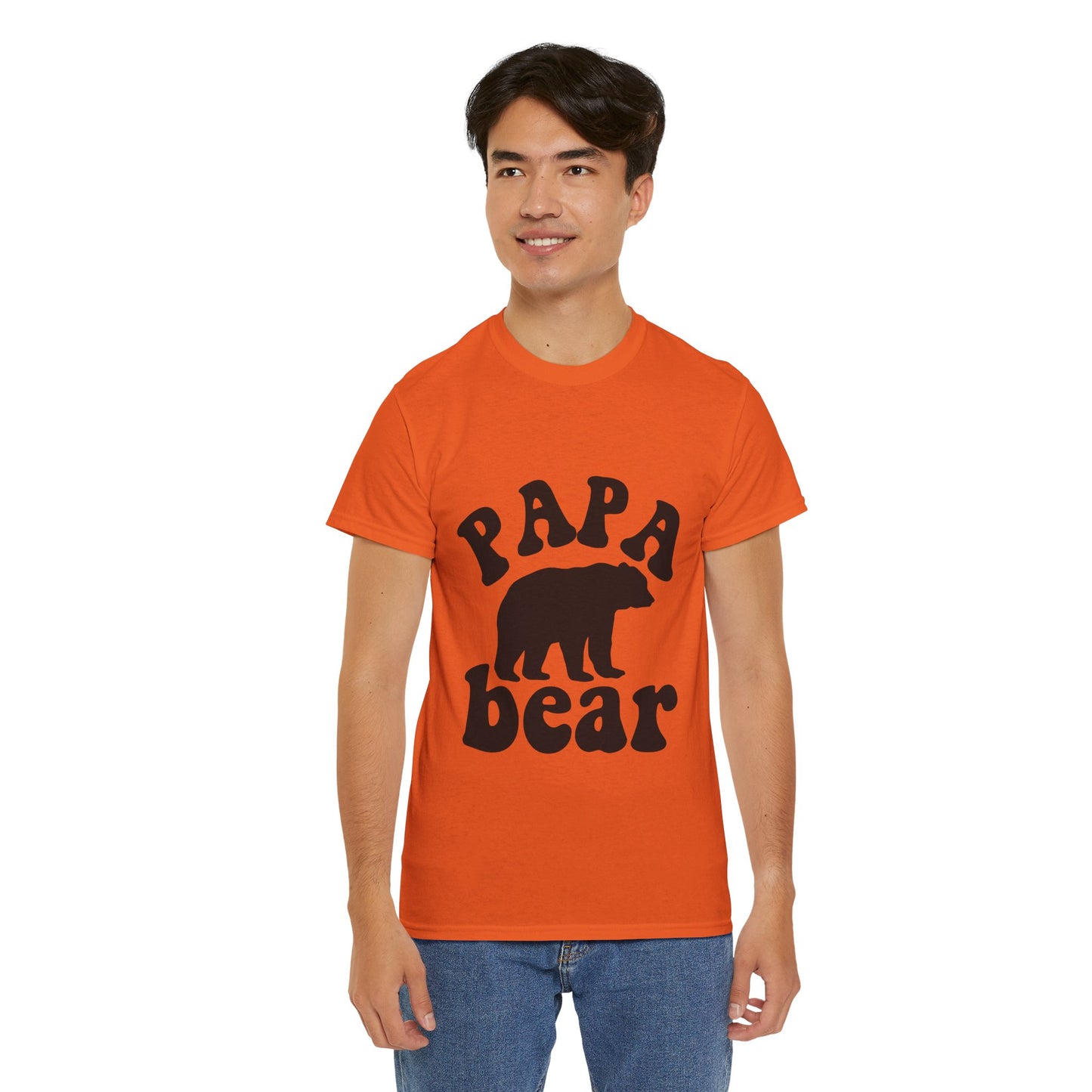 Papa Bear Unisex Heavy Cotton Tee