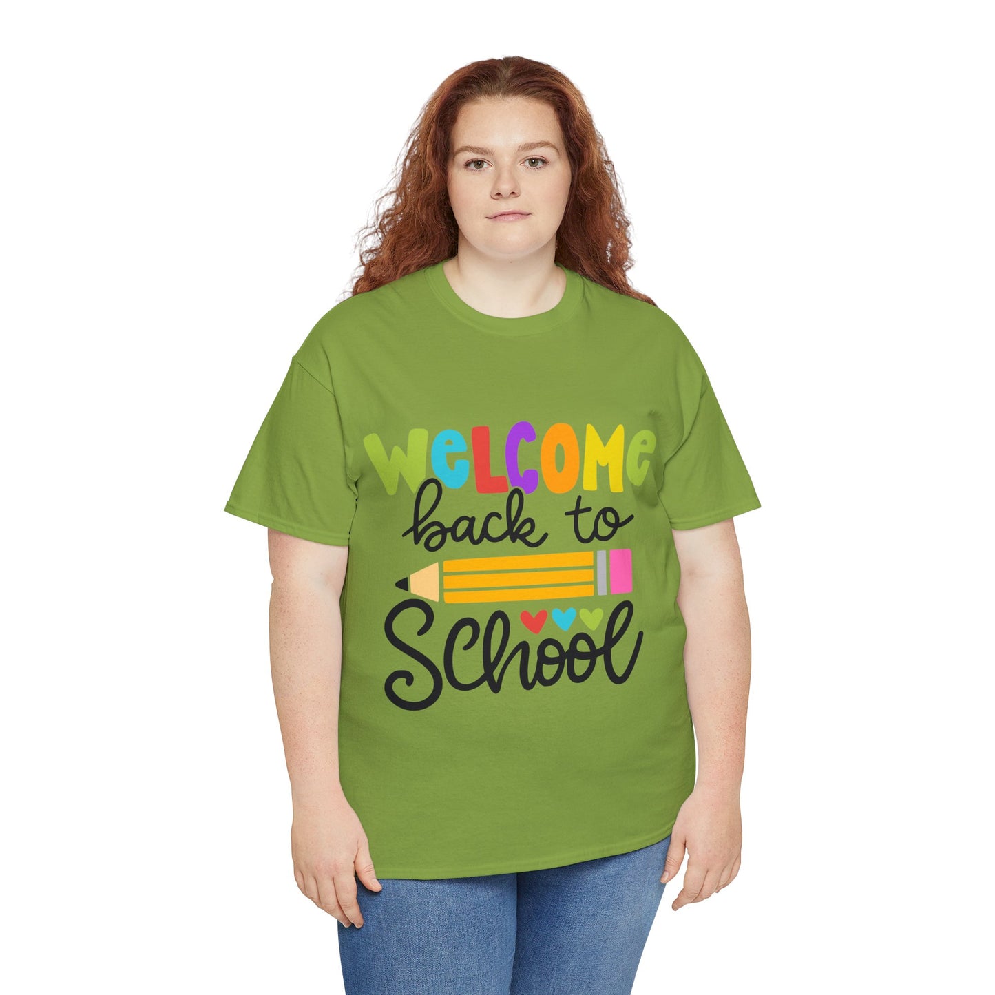 Welcome Back To School Unisex Heavy Cotton Tee