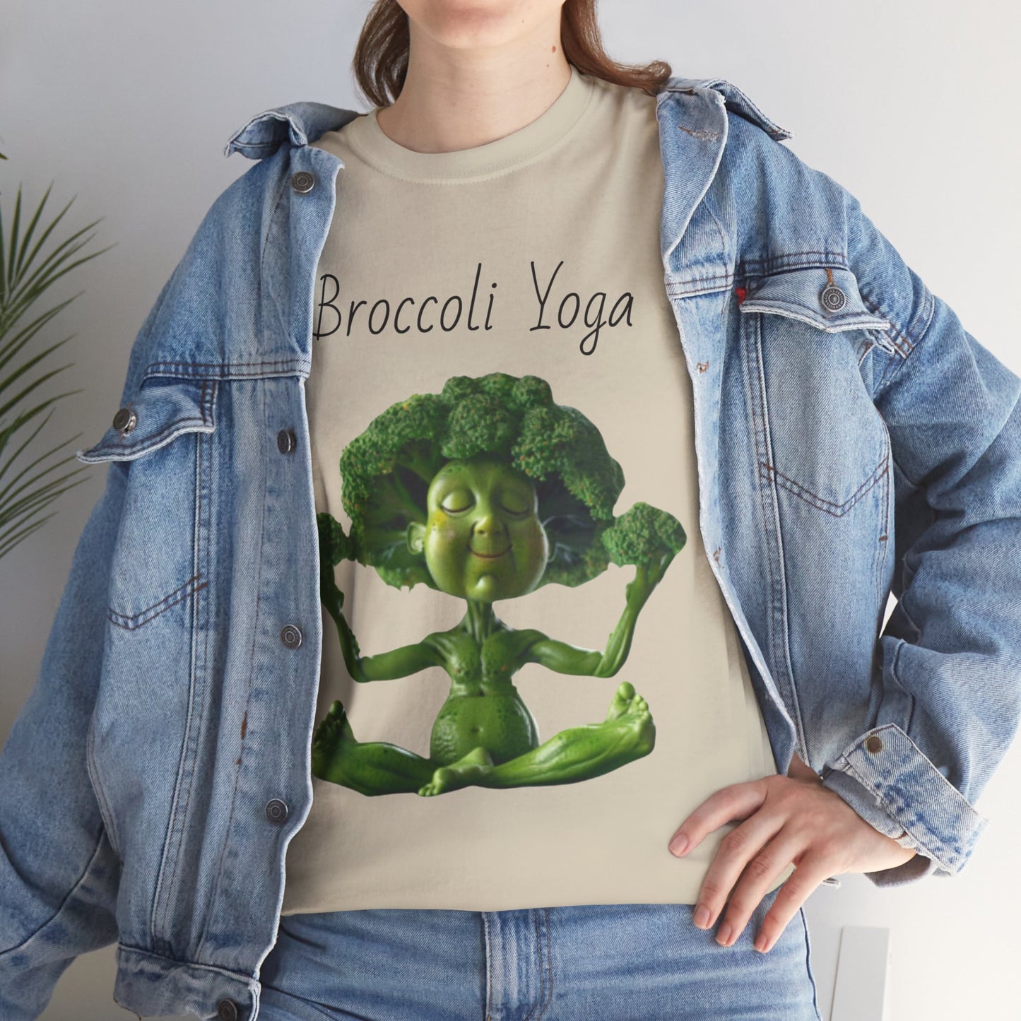 Broccoli Yoga Unisex Heavy Cotton Tee