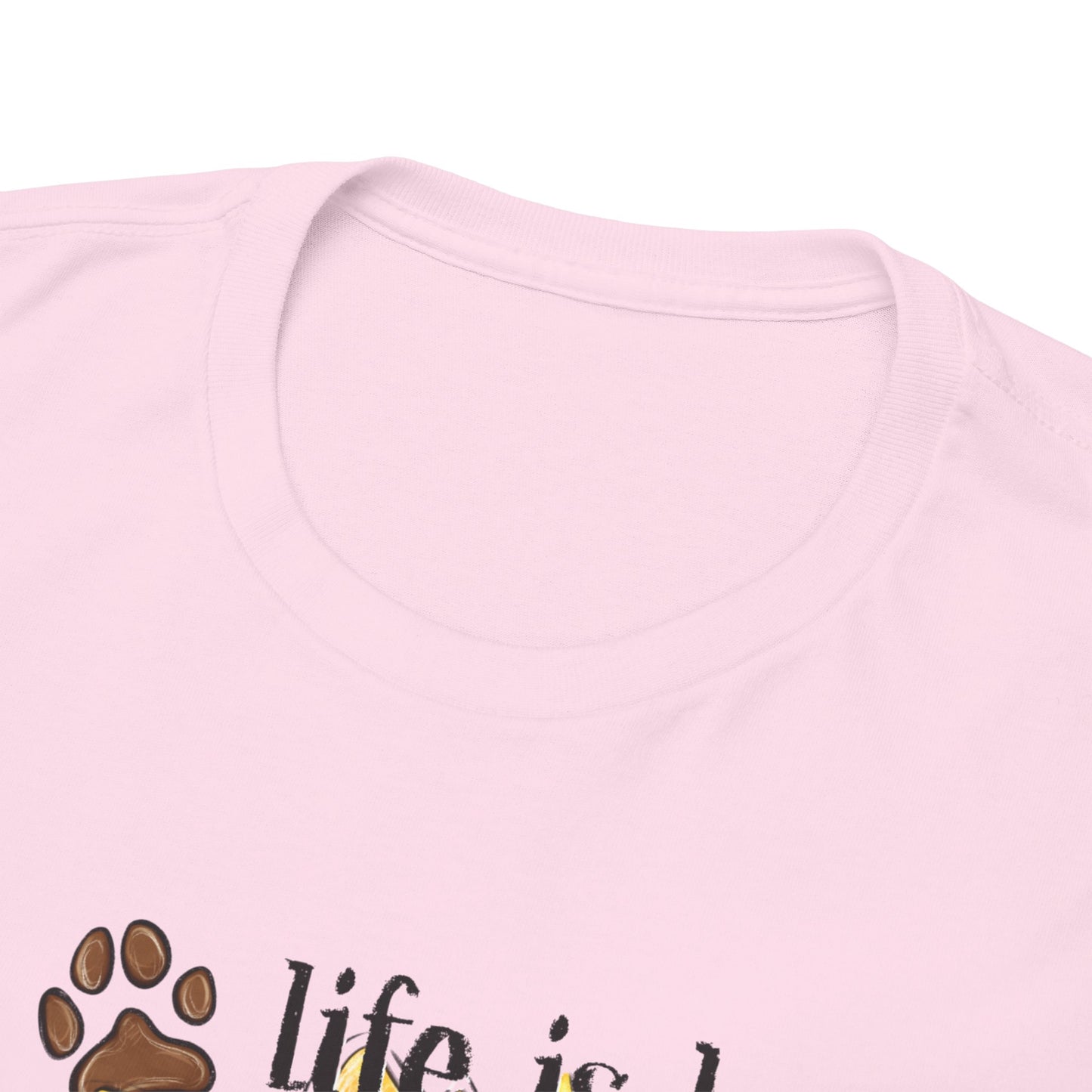 Life Is Better With Dogs Unisex Heavy Cotton Tee