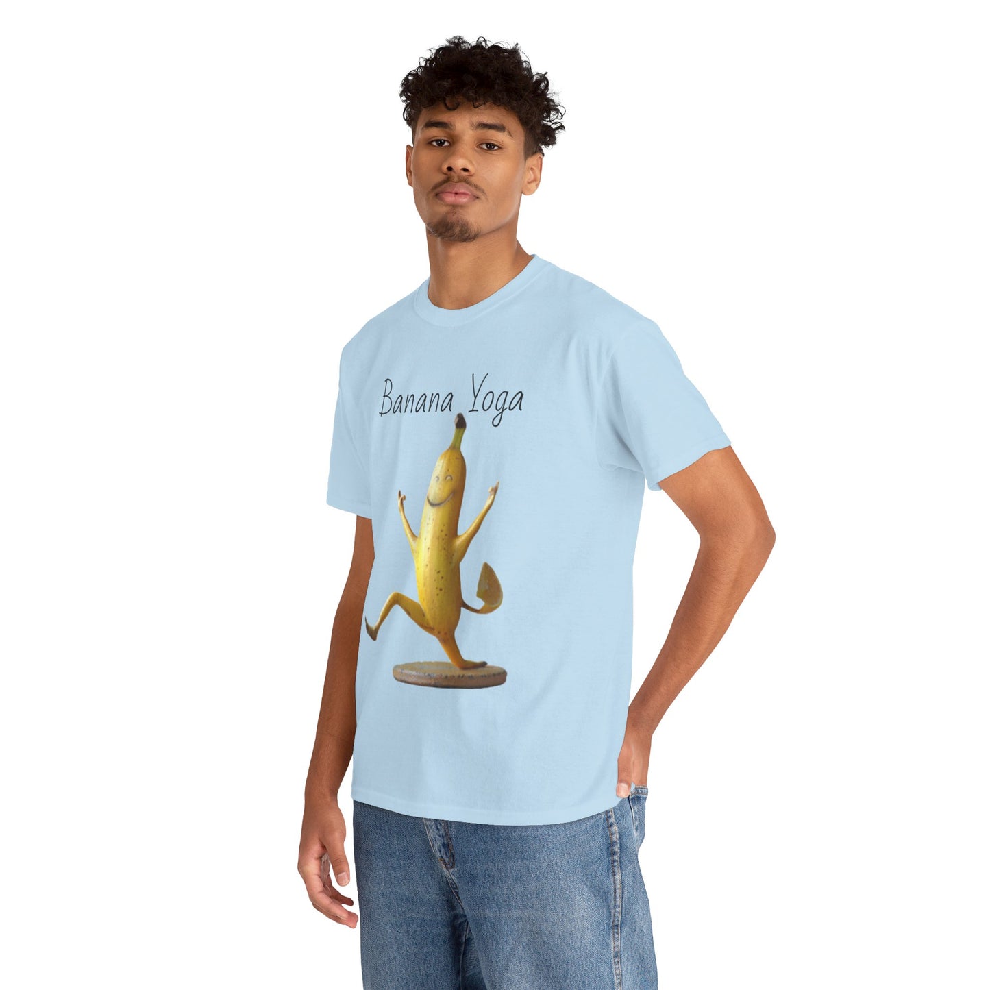 Banana Yoga2 Unisex Heavy Cotton Tee