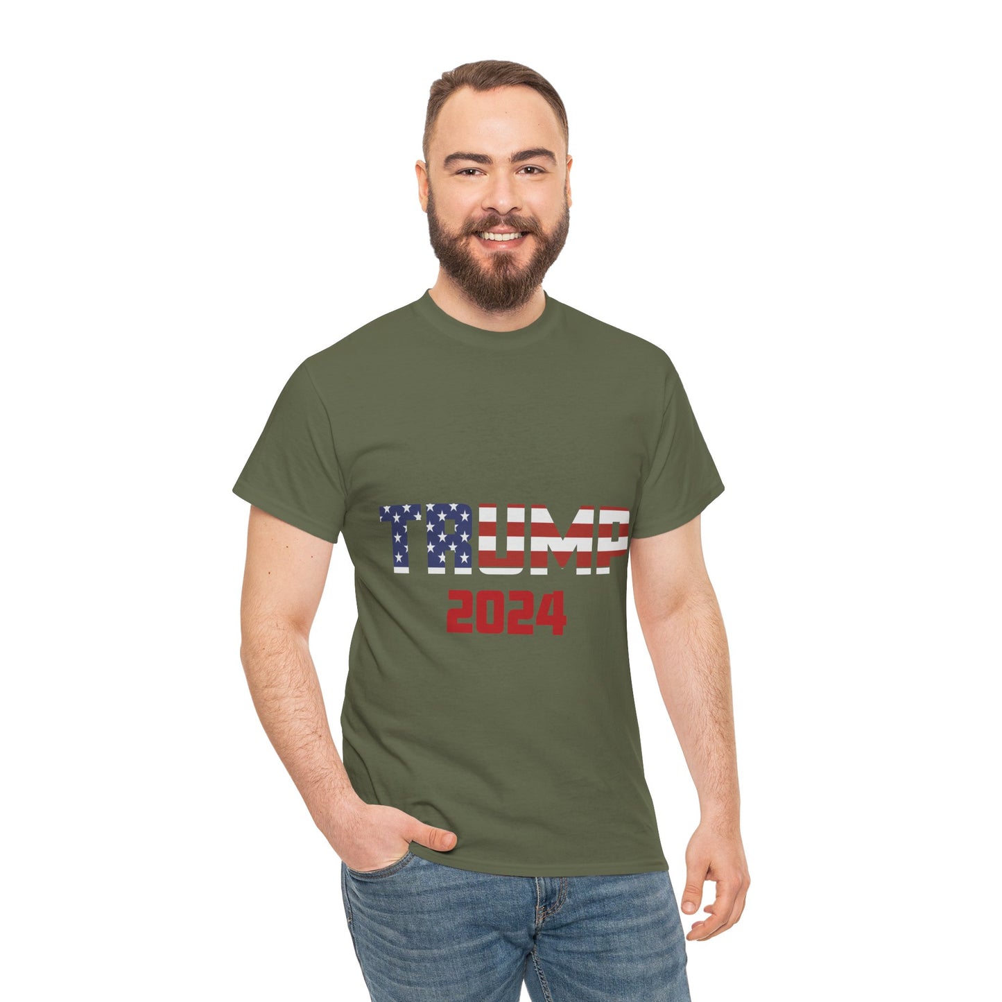 Trump 2024 B Unisex Heavy Cotton Tee