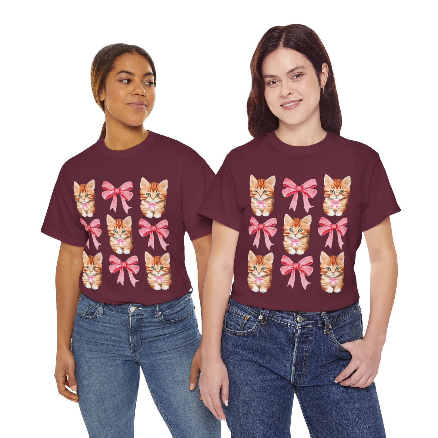 Cat Coquette Unisex Heavy Cotton Tee