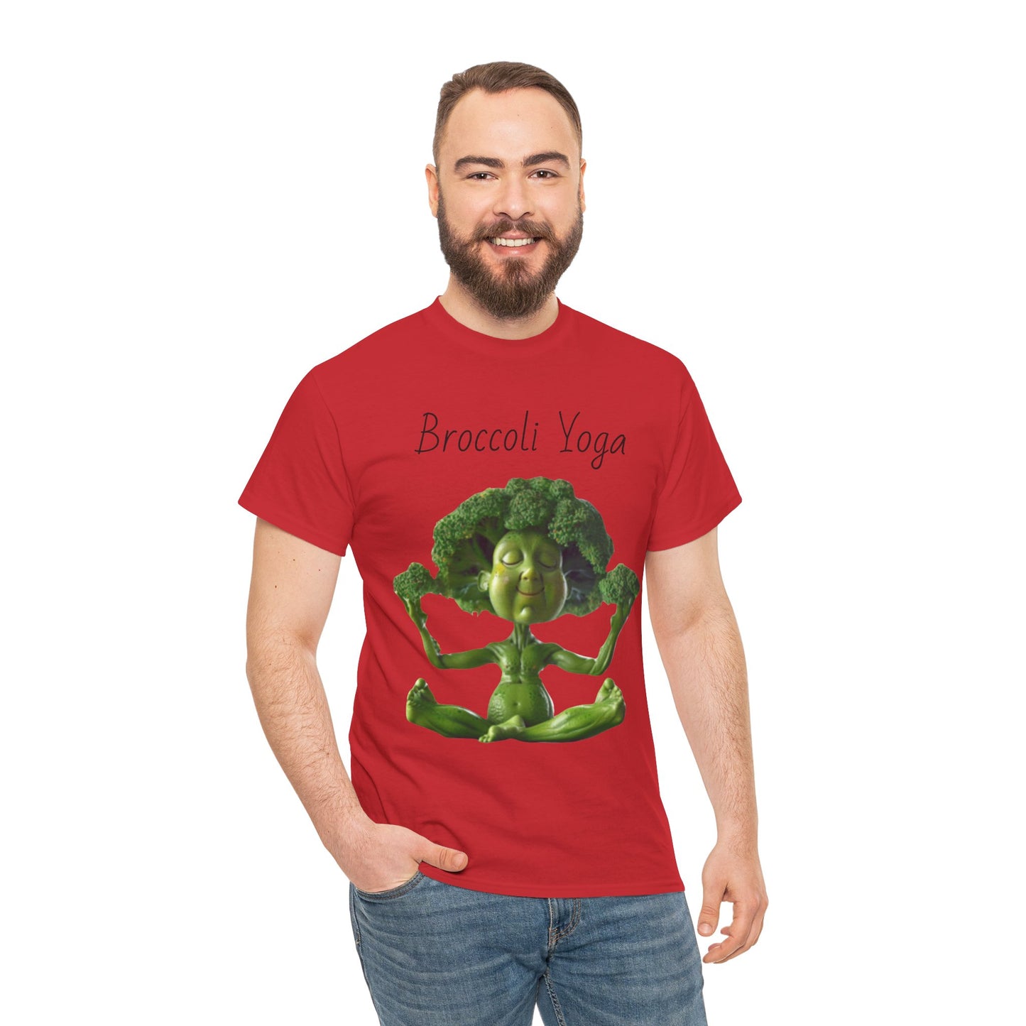 Broccoli Yoga Unisex Heavy Cotton Tee