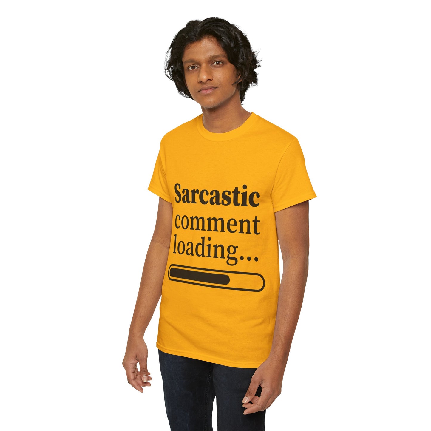 Sarcastic Comment Loading Unisex Heavy Cotton Tee