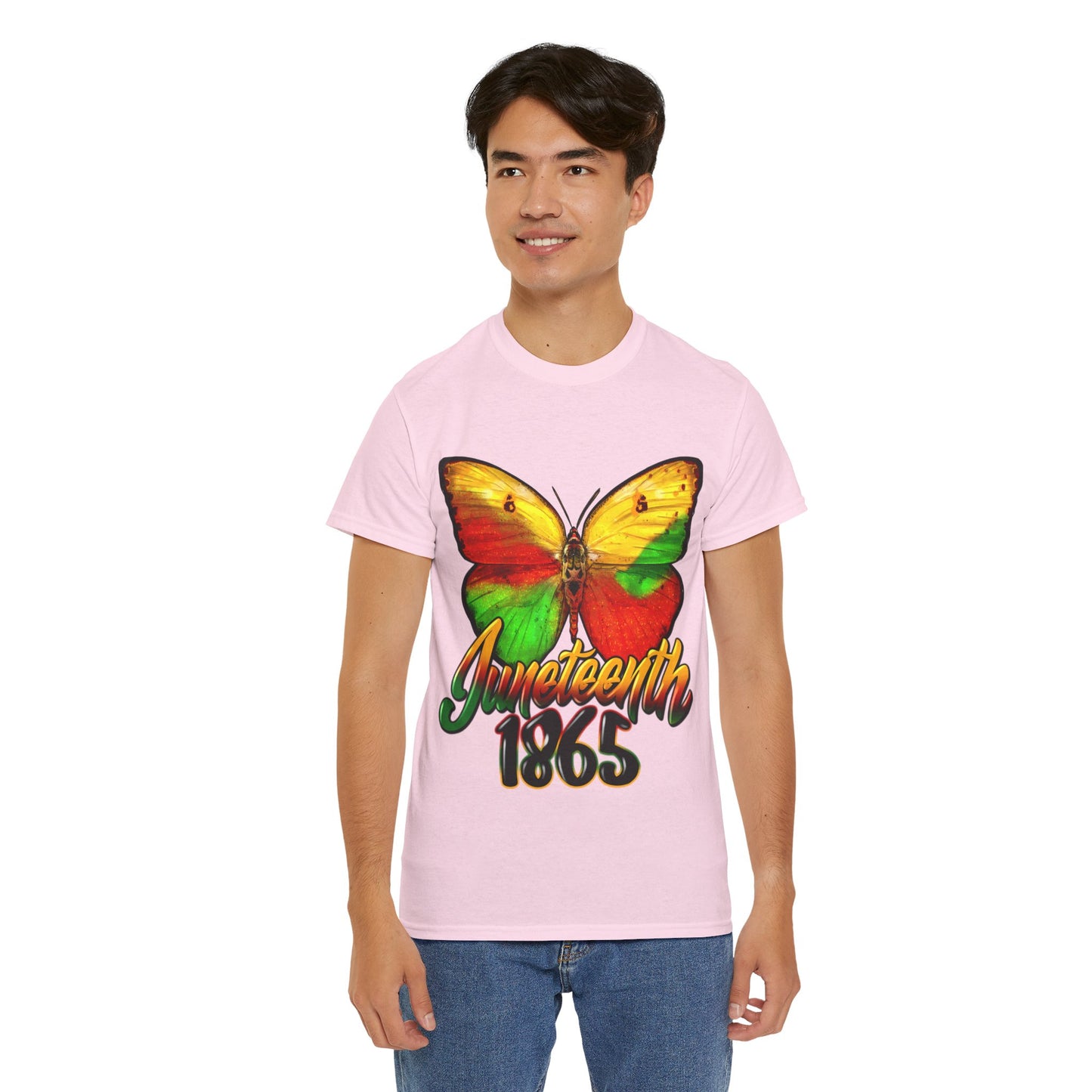 Juneteenth Butterfly Unisex Heavy Cotton Tee